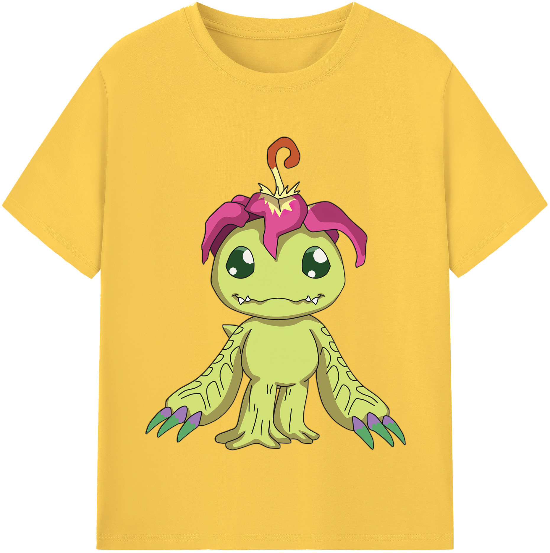 （画像用） Digimon デジタルモンスター/デジモン 綿100％半袖Tシャツ（フロントプリント）