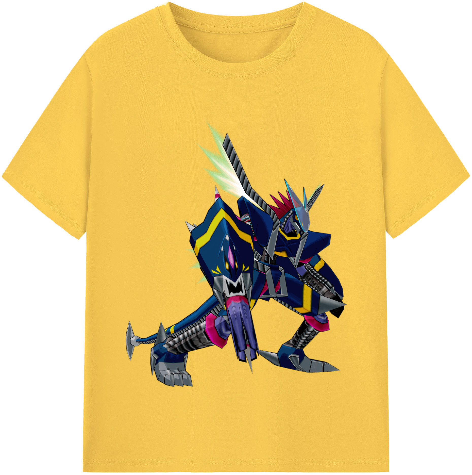（画像用） Digimon デジタルモンスター/デジモン 綿100％半袖Tシャツ（フロントプリント）