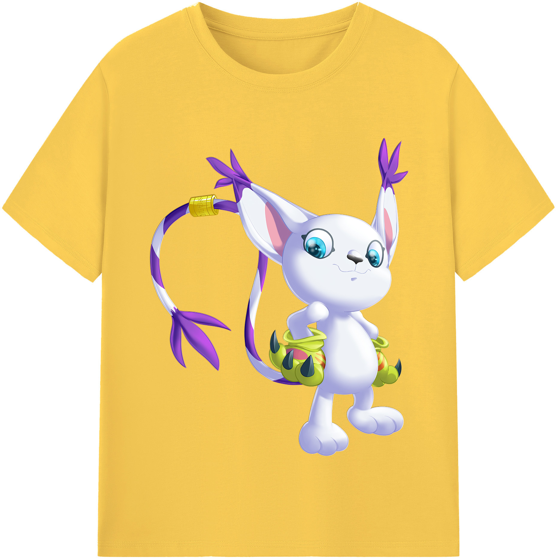 （画像用） Digimon デジタルモンスター/デジモン 綿100％半袖Tシャツ（フロントプリント）