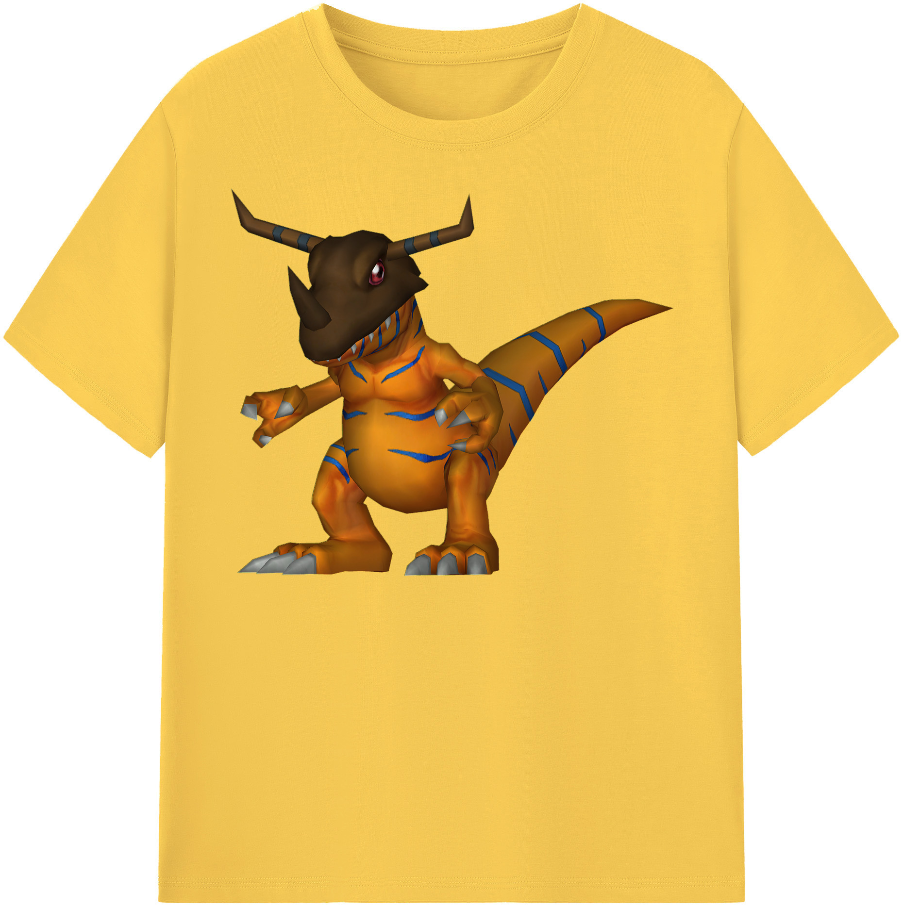 （画像用） Digimon デジタルモンスター/デジモン 綿100％半袖Tシャツ（フロントプリント）