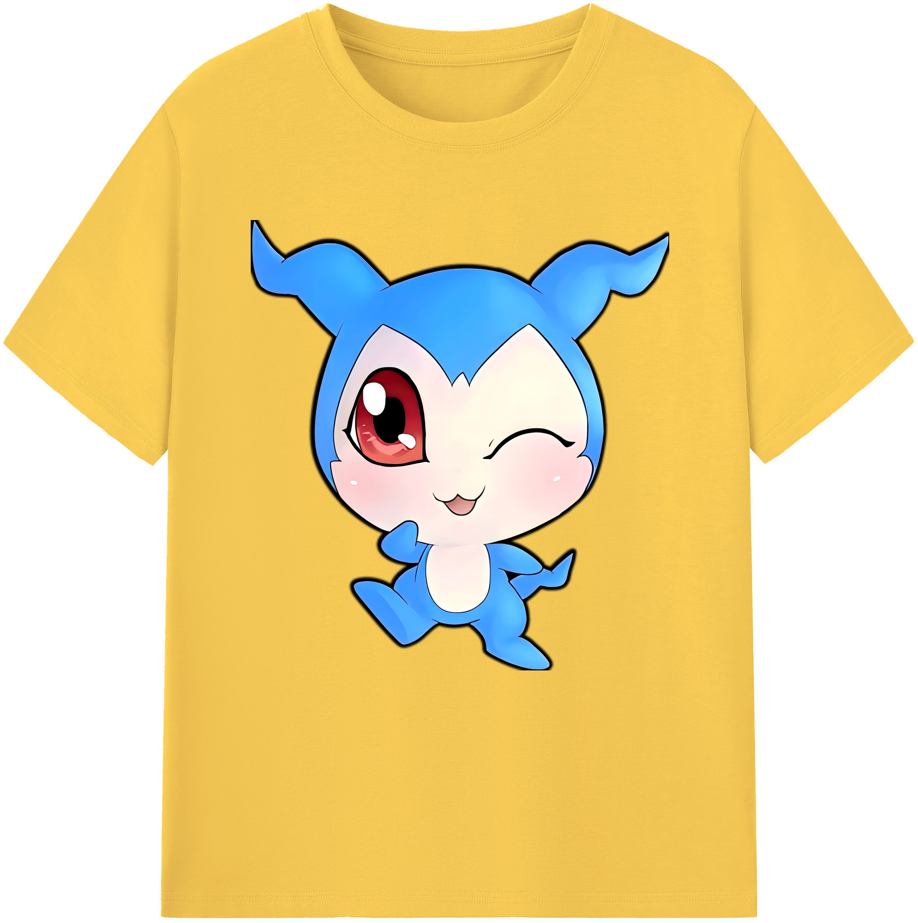 （画像用） Digimon デジタルモンスター/デジモン 綿100％半袖Tシャツ（フロントプリント）