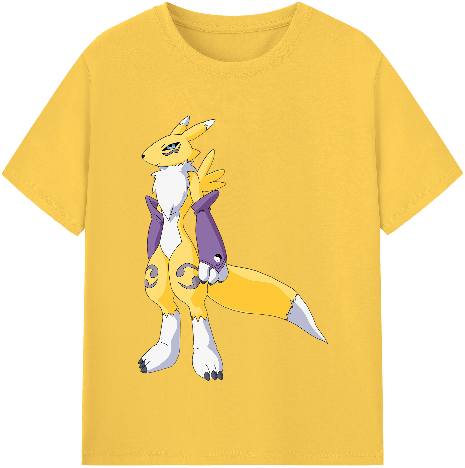 （画像用） Digimon デジタルモンスター/デジモン 綿100％半袖Tシャツ（フロントプリント）