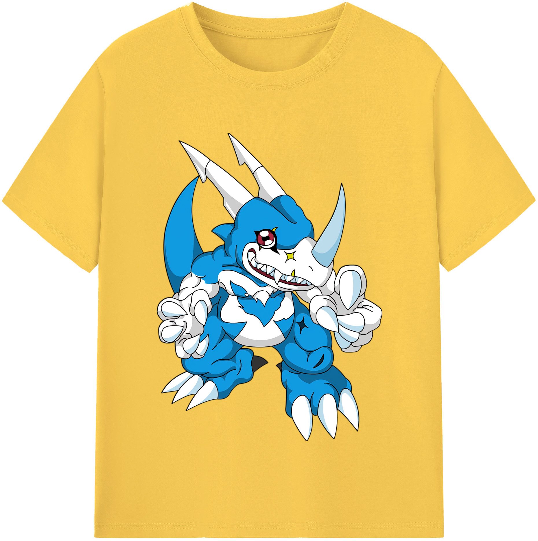 （画像用） Digimon デジタルモンスター/デジモン 綿100％半袖Tシャツ（フロントプリント）
