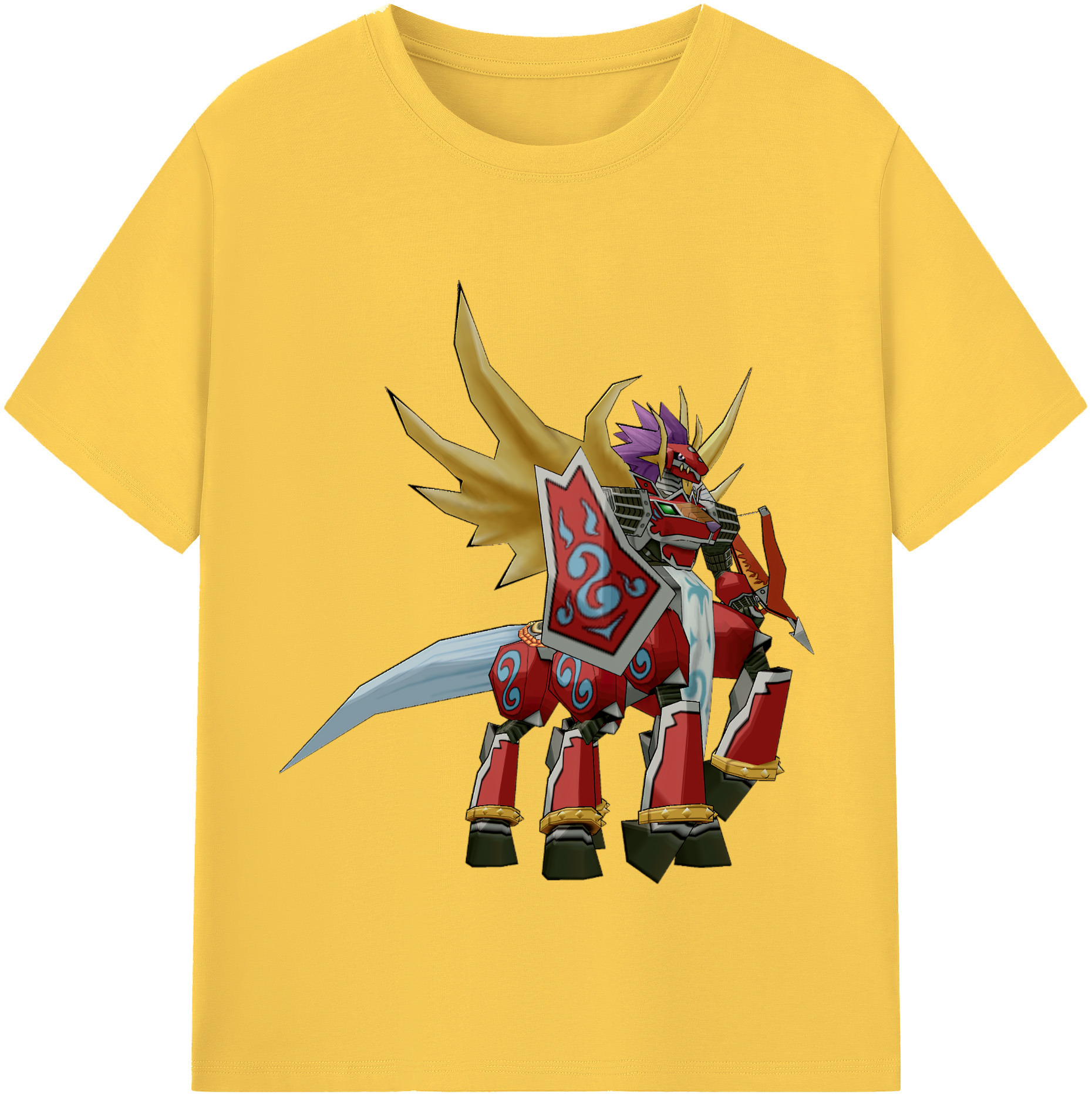 （画像用） Digimon デジタルモンスター/デジモン 綿100％半袖Tシャツ（フロントプリント）
