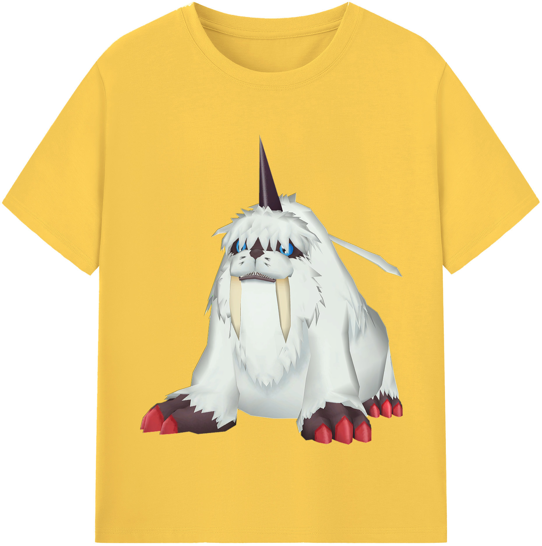 （画像用） Digimon デジタルモンスター/デジモン 綿100％半袖Tシャツ（フロントプリント）