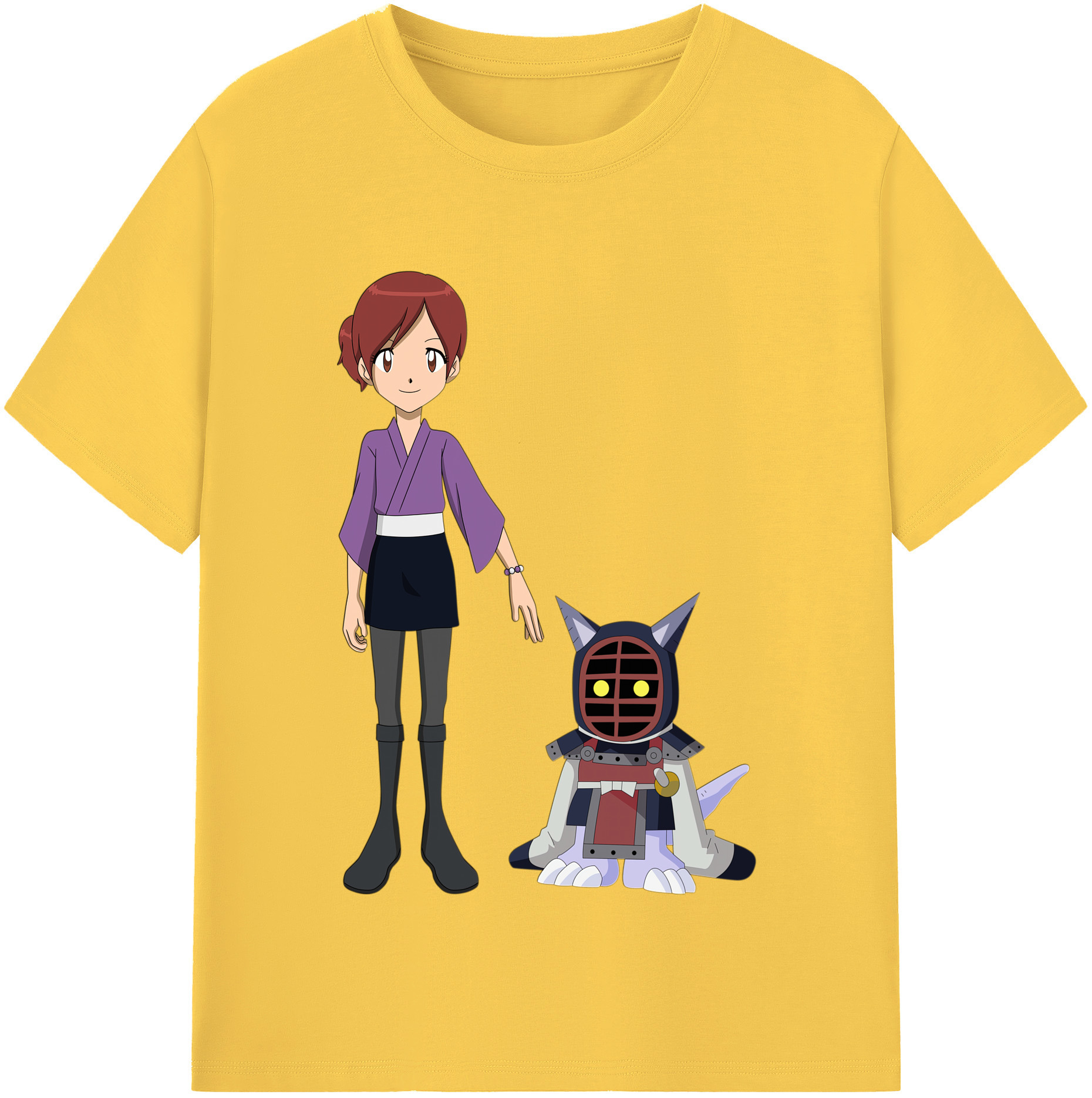 （画像用） Digimon デジタルモンスター/デジモン 綿100％半袖Tシャツ（フロントプリント）