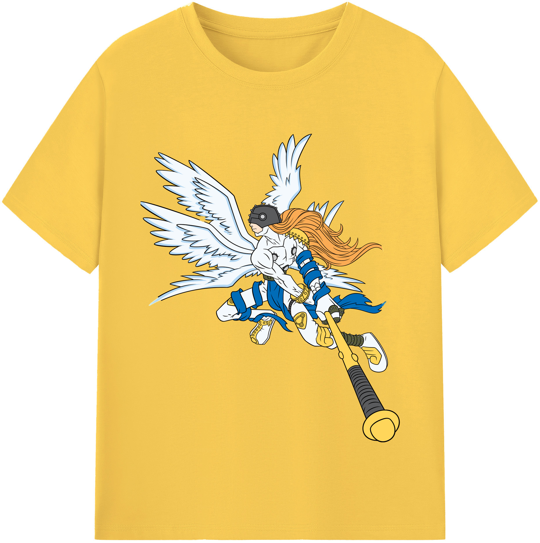 （画像用） Digimon デジタルモンスター/デジモン 綿100％半袖Tシャツ（フロントプリント）
