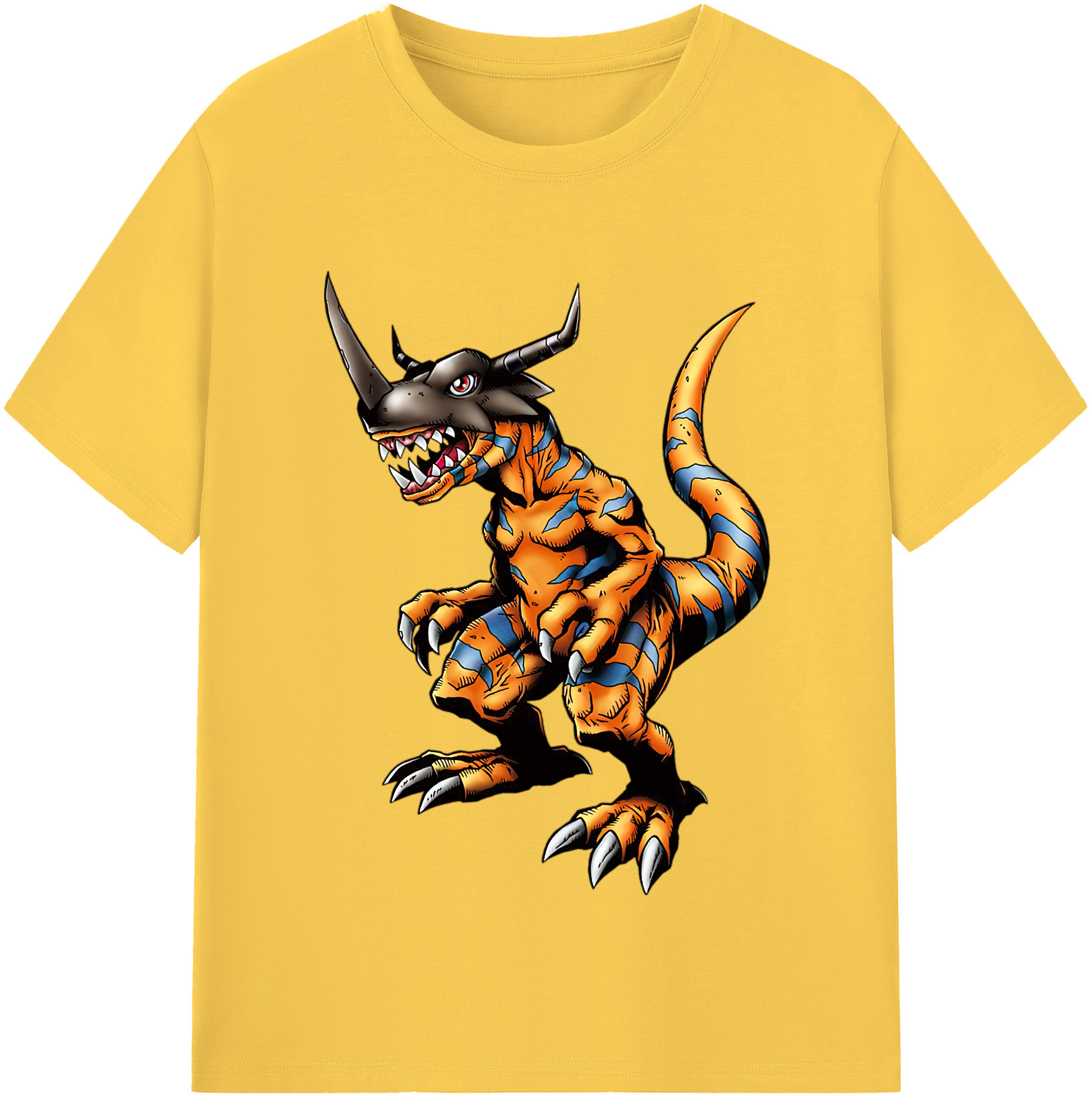 （画像用） Digimon デジタルモンスター/デジモン 綿100％半袖Tシャツ（フロントプリント）