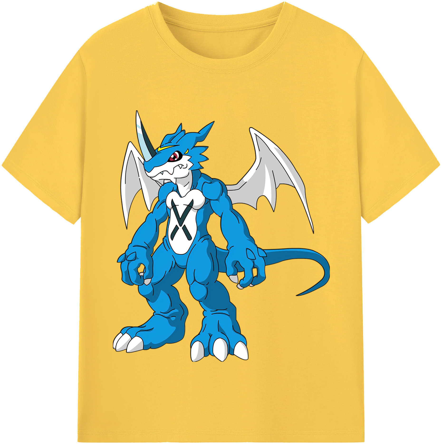 （画像用） Digimon デジタルモンスター/デジモン 綿100％半袖Tシャツ（フロントプリント）