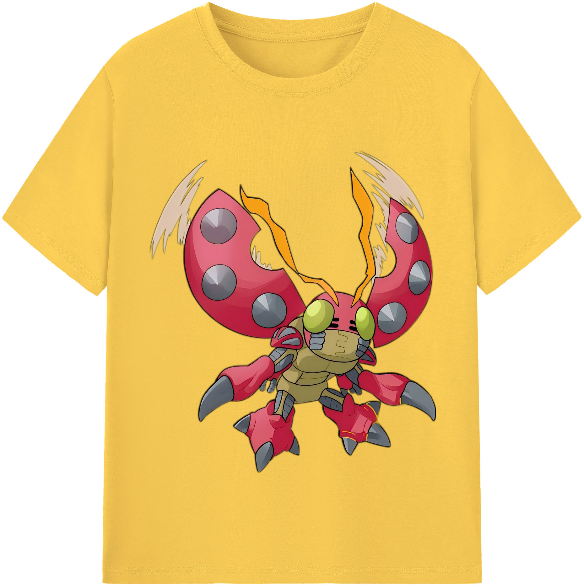 （画像用） Digimon デジタルモンスター/デジモン 綿100％半袖Tシャツ（フロントプリント）