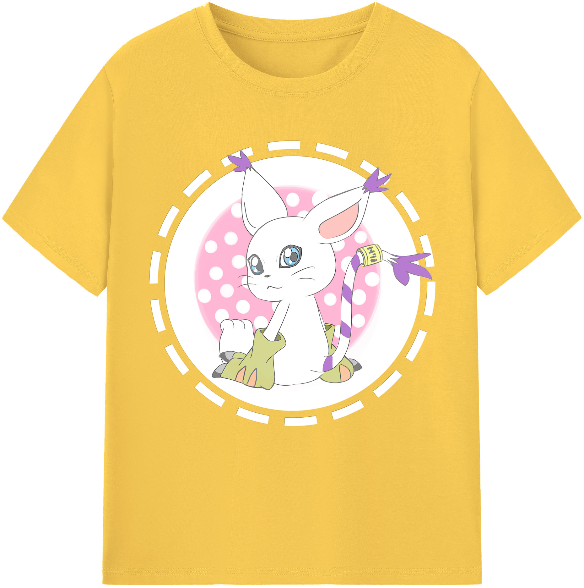 （画像用） Digimon デジタルモンスター/デジモン 綿100％半袖Tシャツ（フロントプリント）