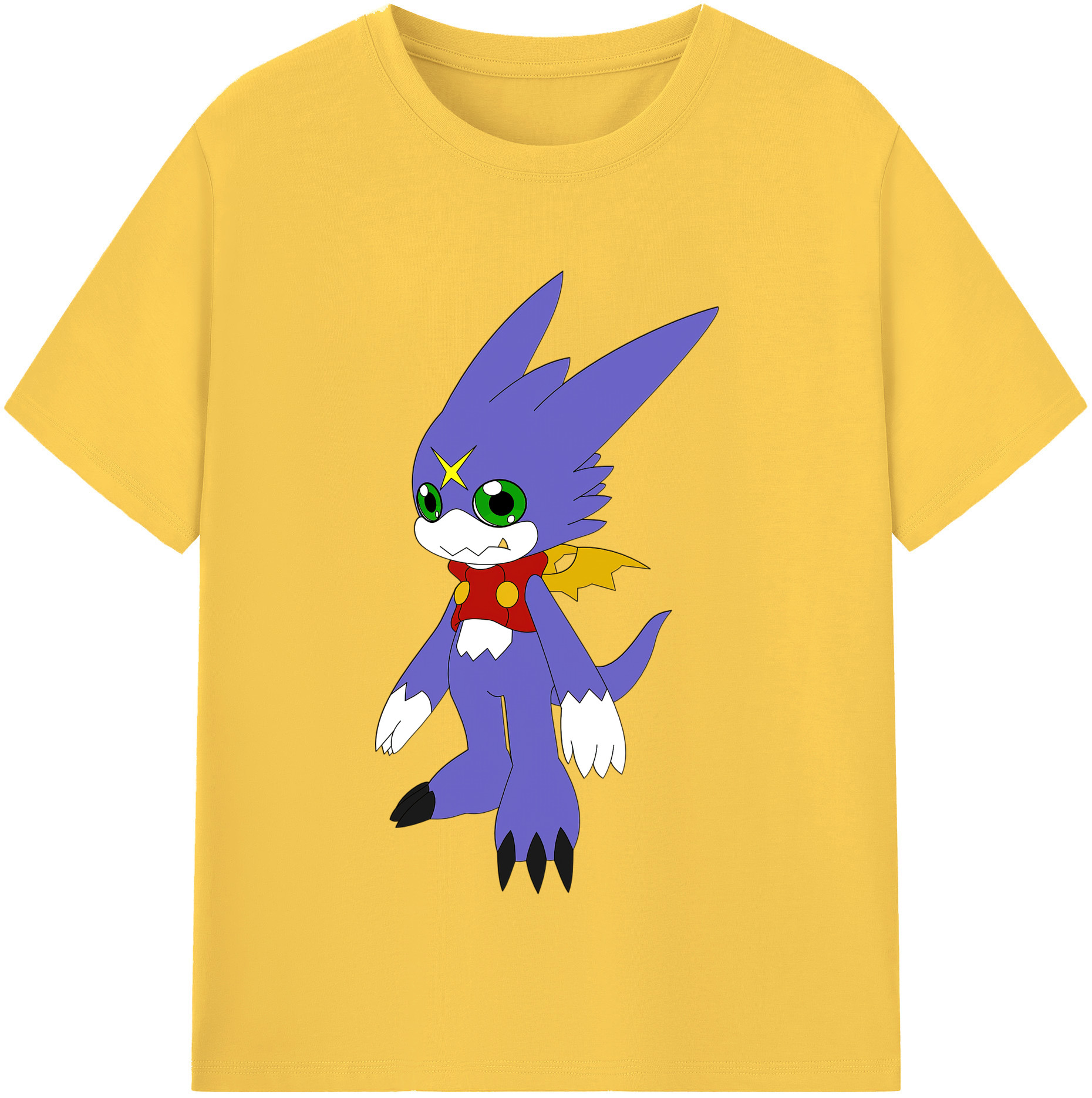 （画像用） Digimon デジタルモンスター/デジモン 綿100％半袖Tシャツ（フロントプリント）