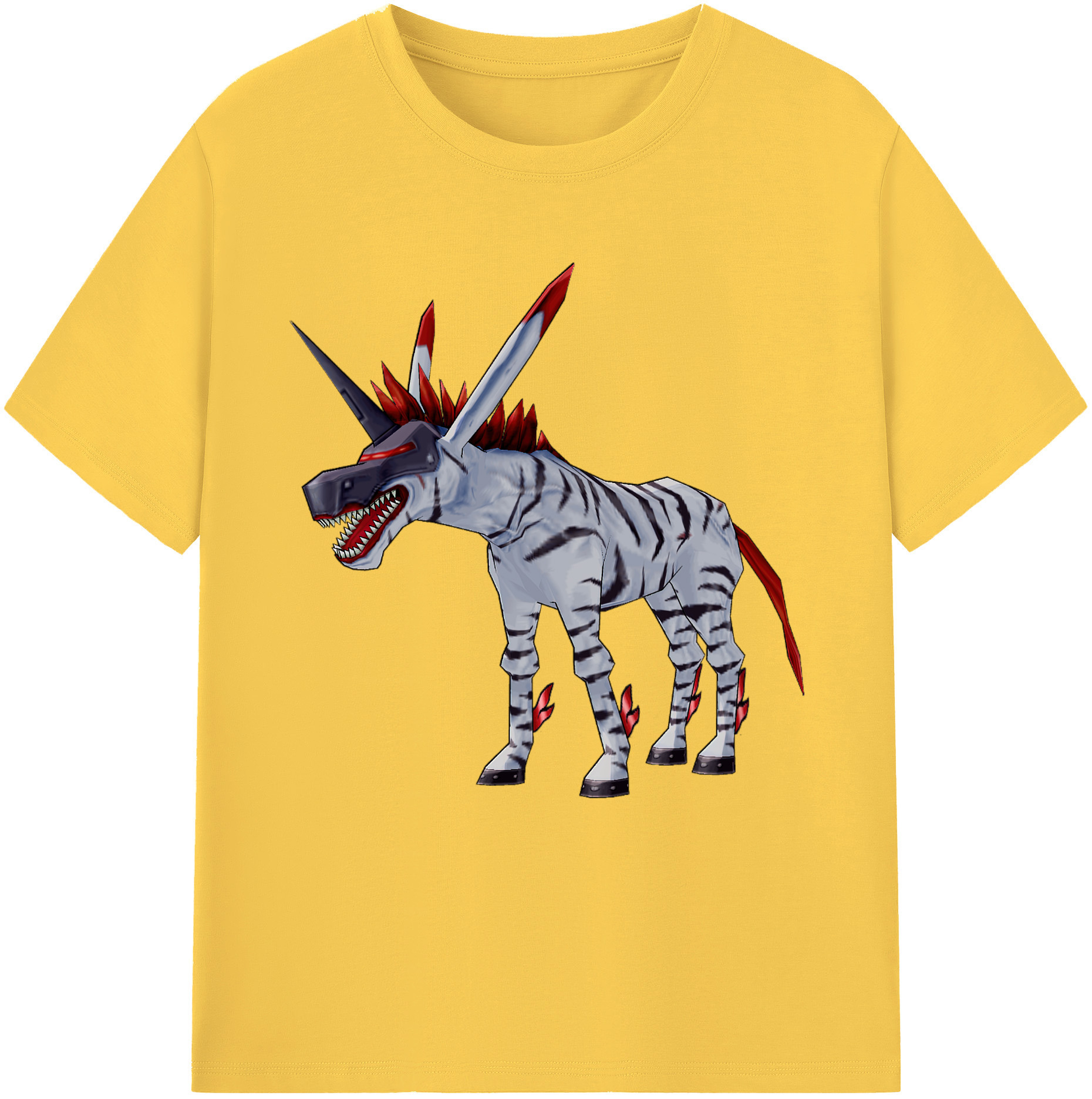 （画像用） Digimon デジタルモンスター/デジモン 綿100％半袖Tシャツ（フロントプリント）
