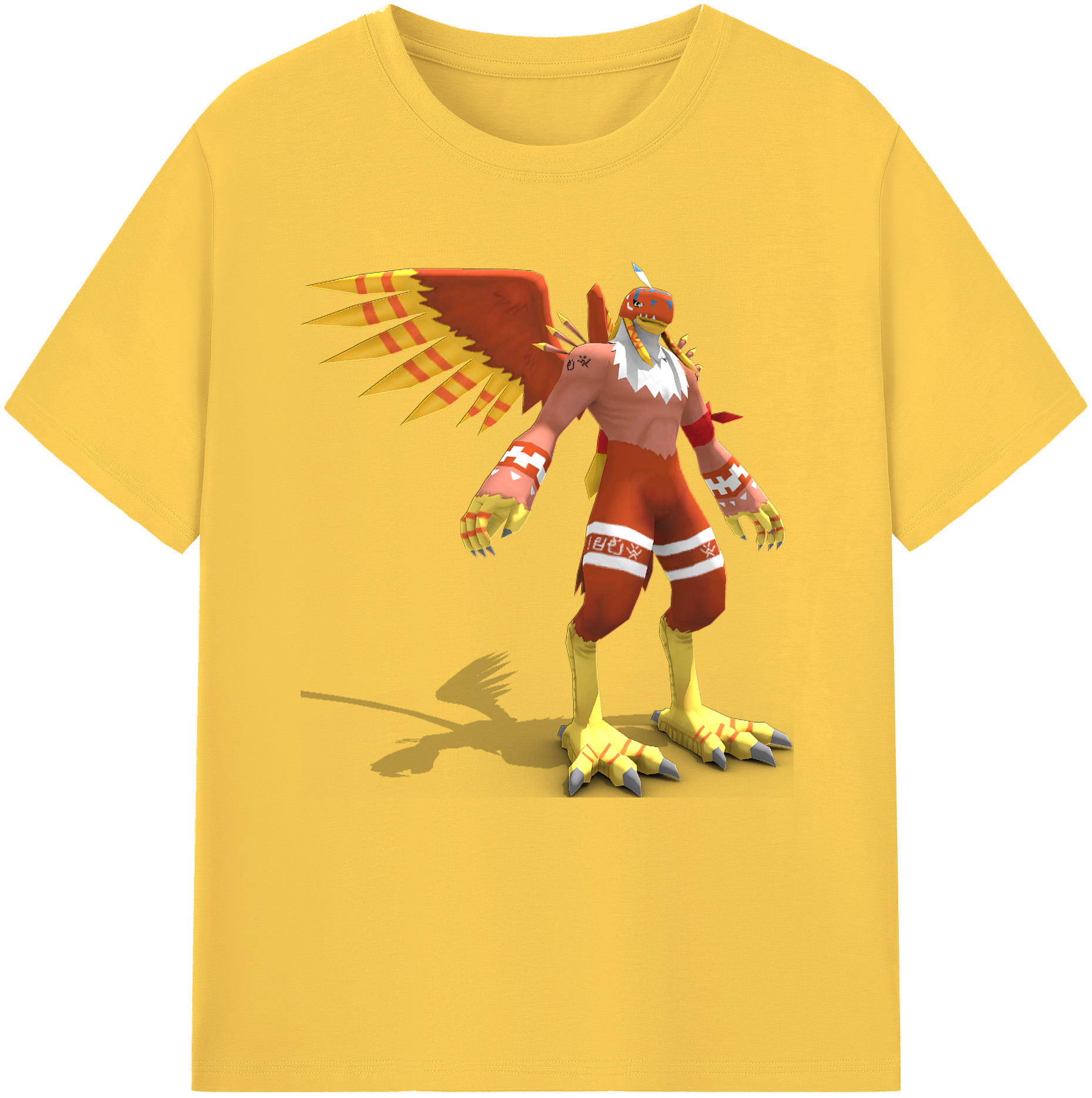 （画像用） Digimon デジタルモンスター/デジモン 綿100％半袖Tシャツ（フロントプリント）