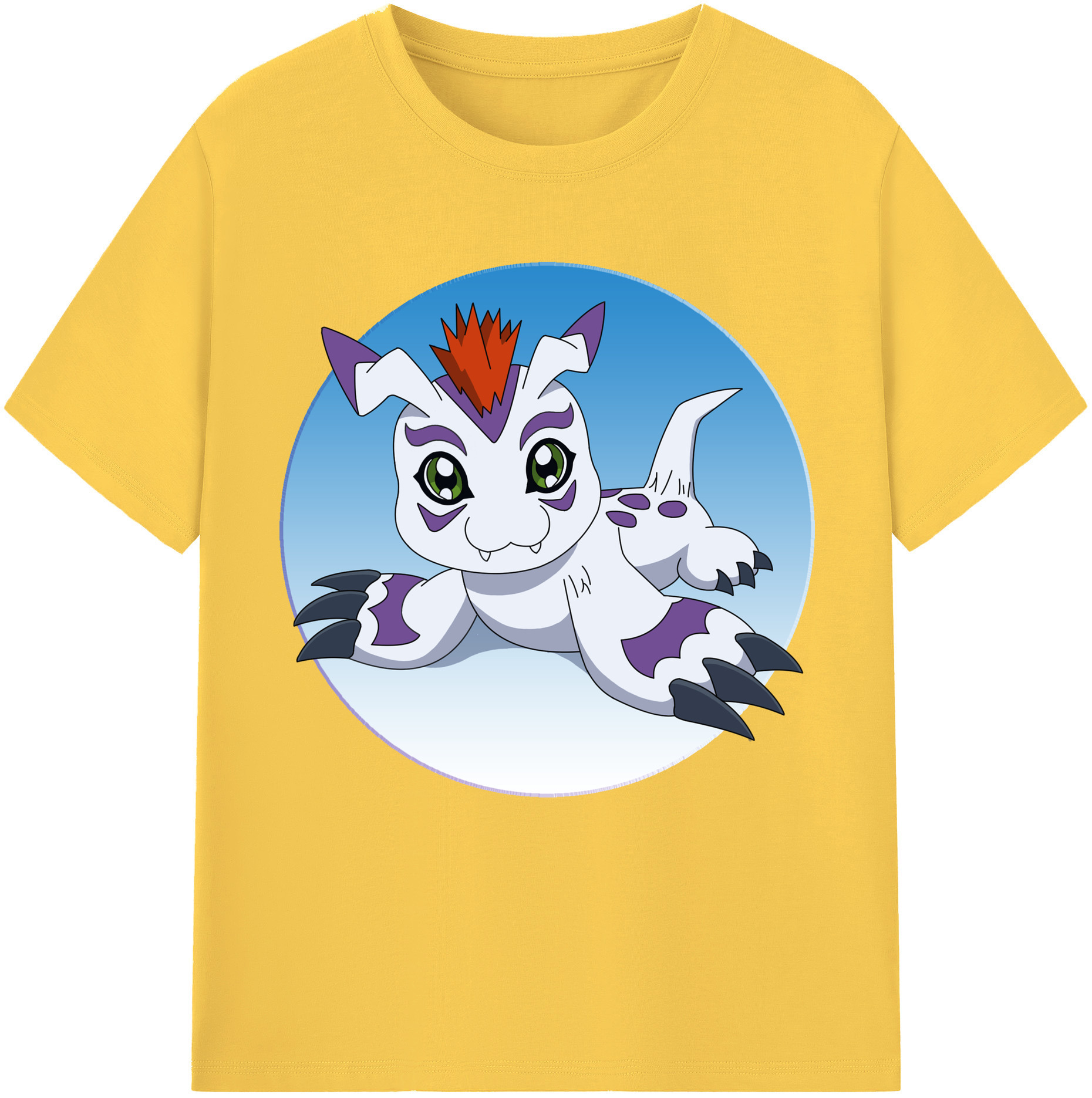（画像用） Digimon デジタルモンスター/デジモン 綿100％半袖Tシャツ（フロントプリント）