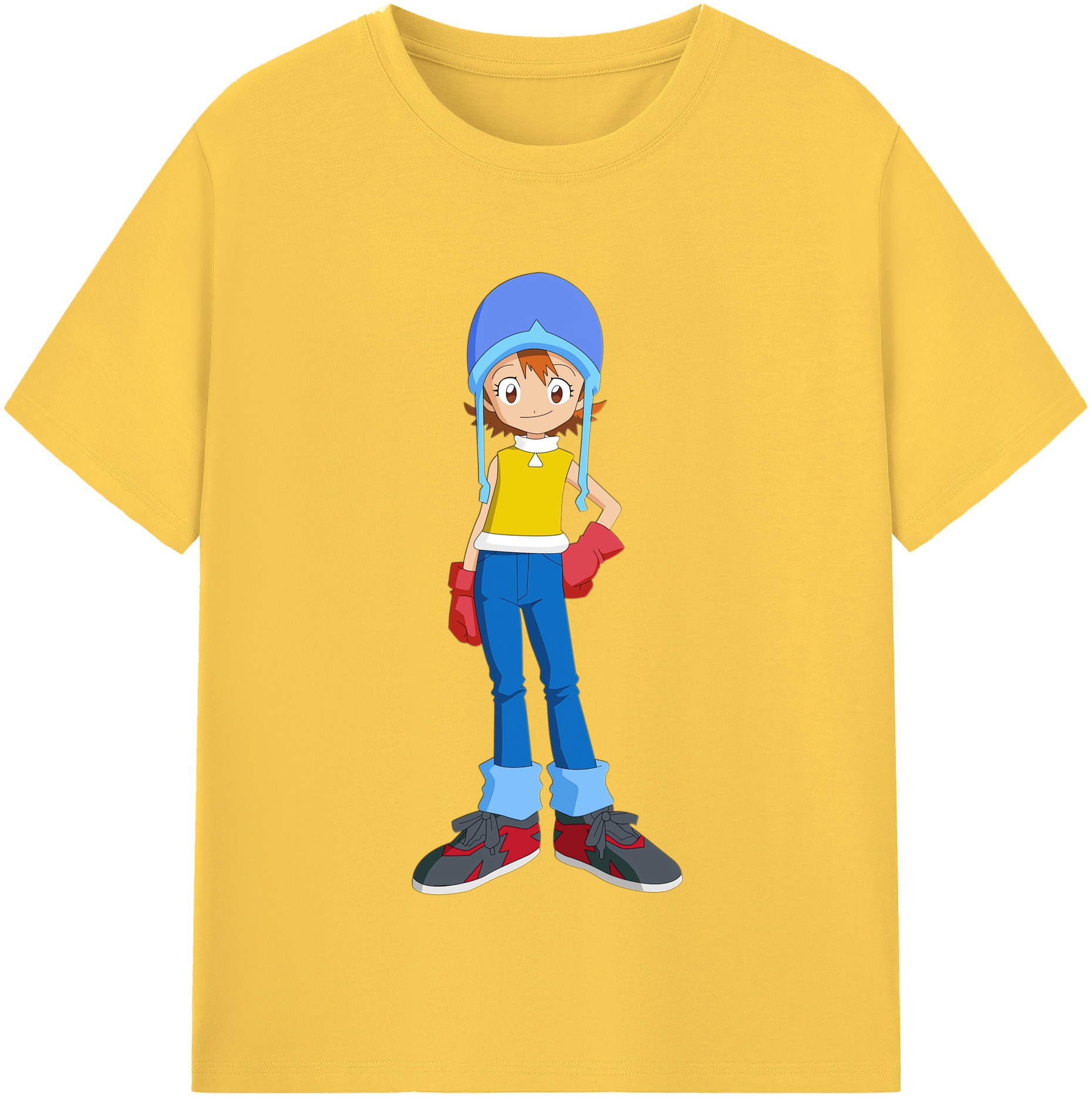 （画像用） Digimon デジタルモンスター/デジモン 綿100％半袖Tシャツ（フロントプリント）