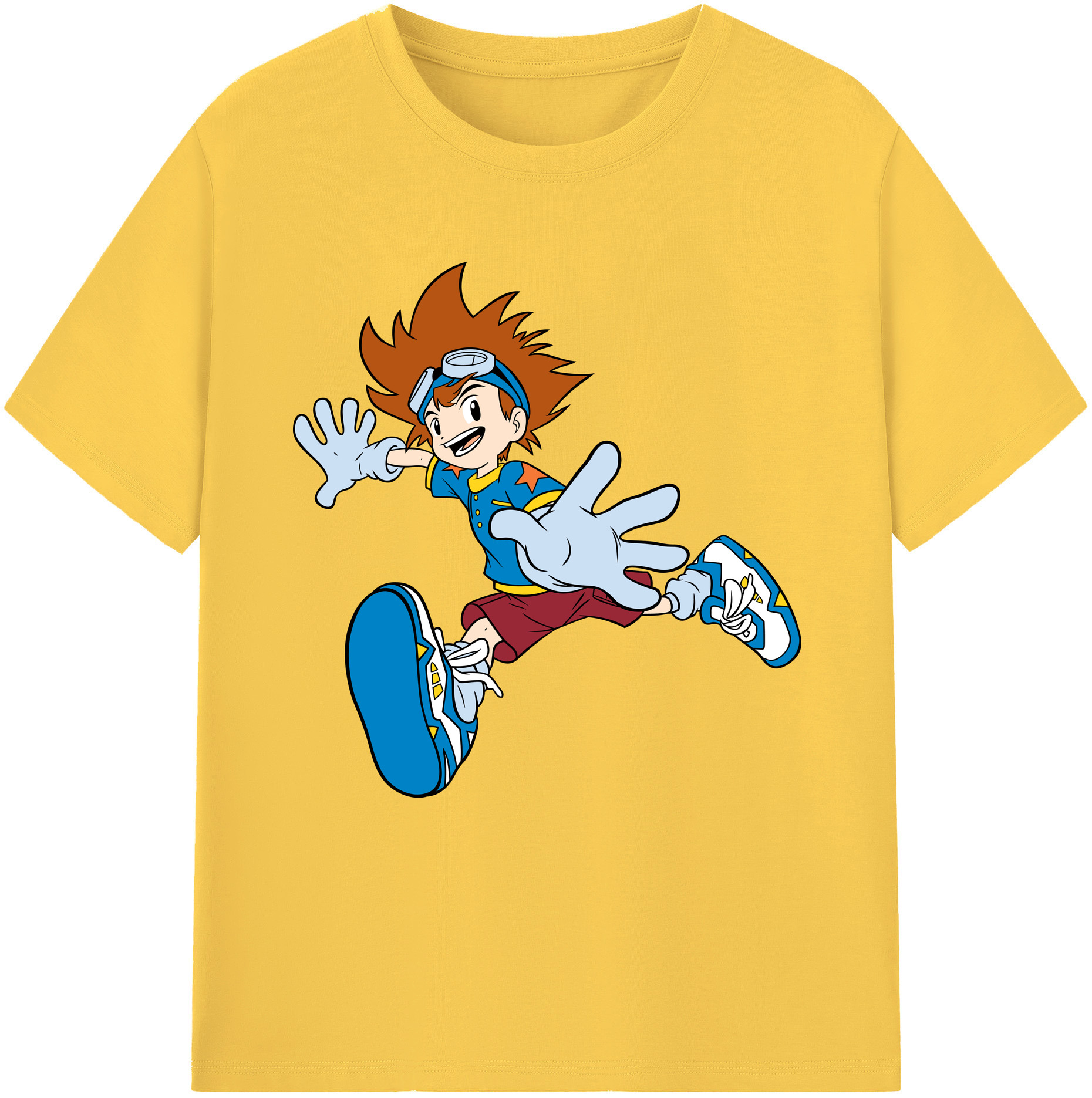 （画像用） Digimon デジタルモンスター/デジモン 綿100％半袖Tシャツ（フロントプリント）