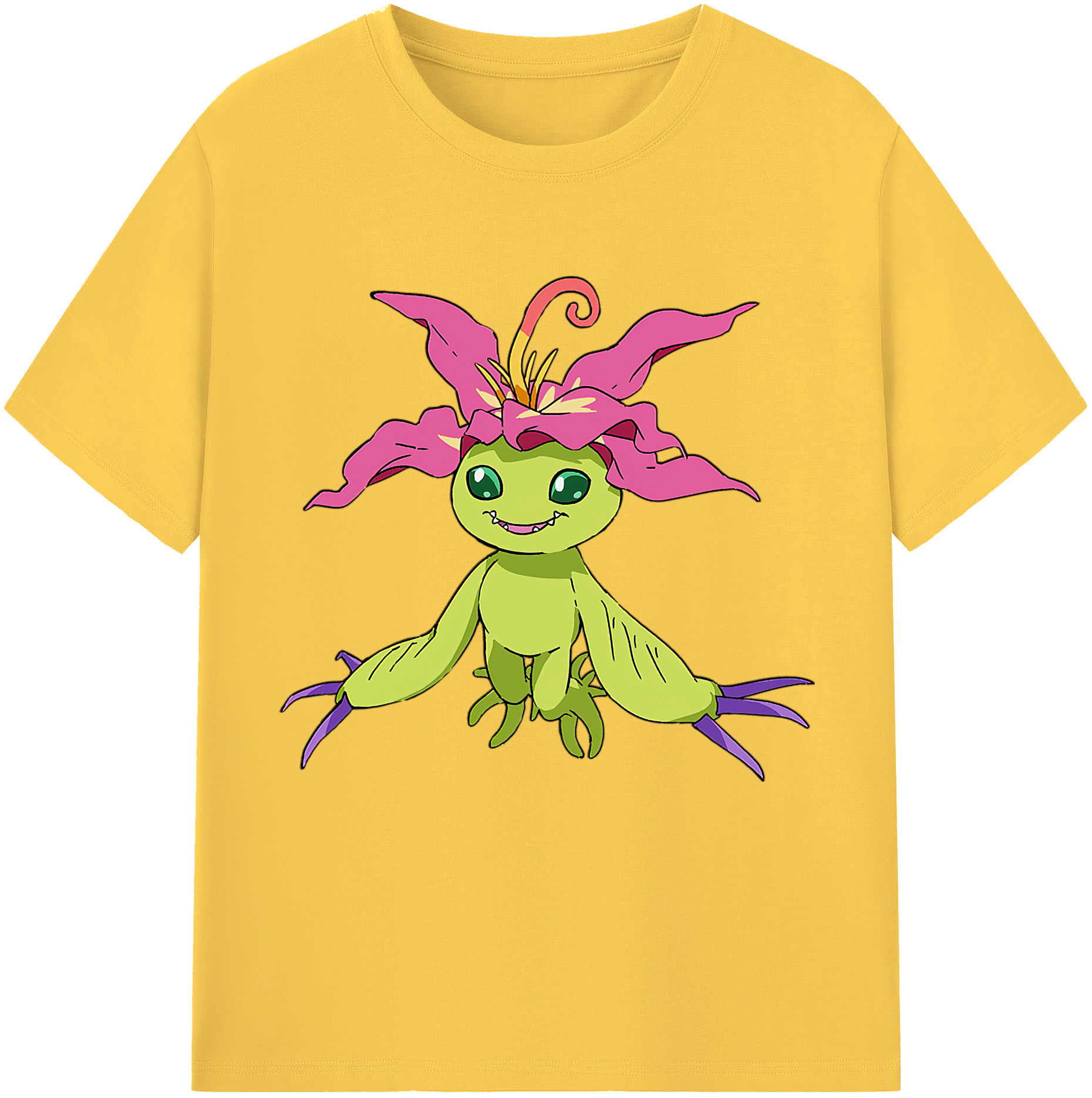 （画像用） Digimon デジタルモンスター/デジモン 綿100％半袖Tシャツ（フロントプリント）