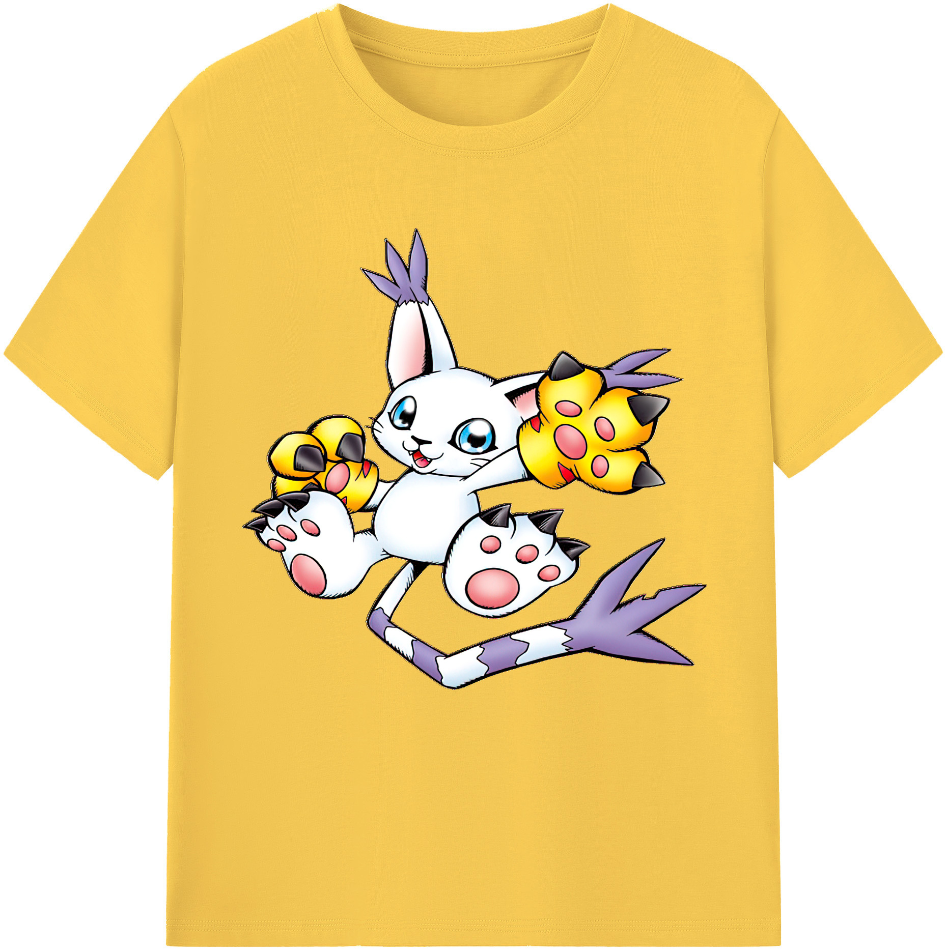 （画像用） Digimon デジタルモンスター/デジモン 綿100％半袖Tシャツ（フロントプリント）