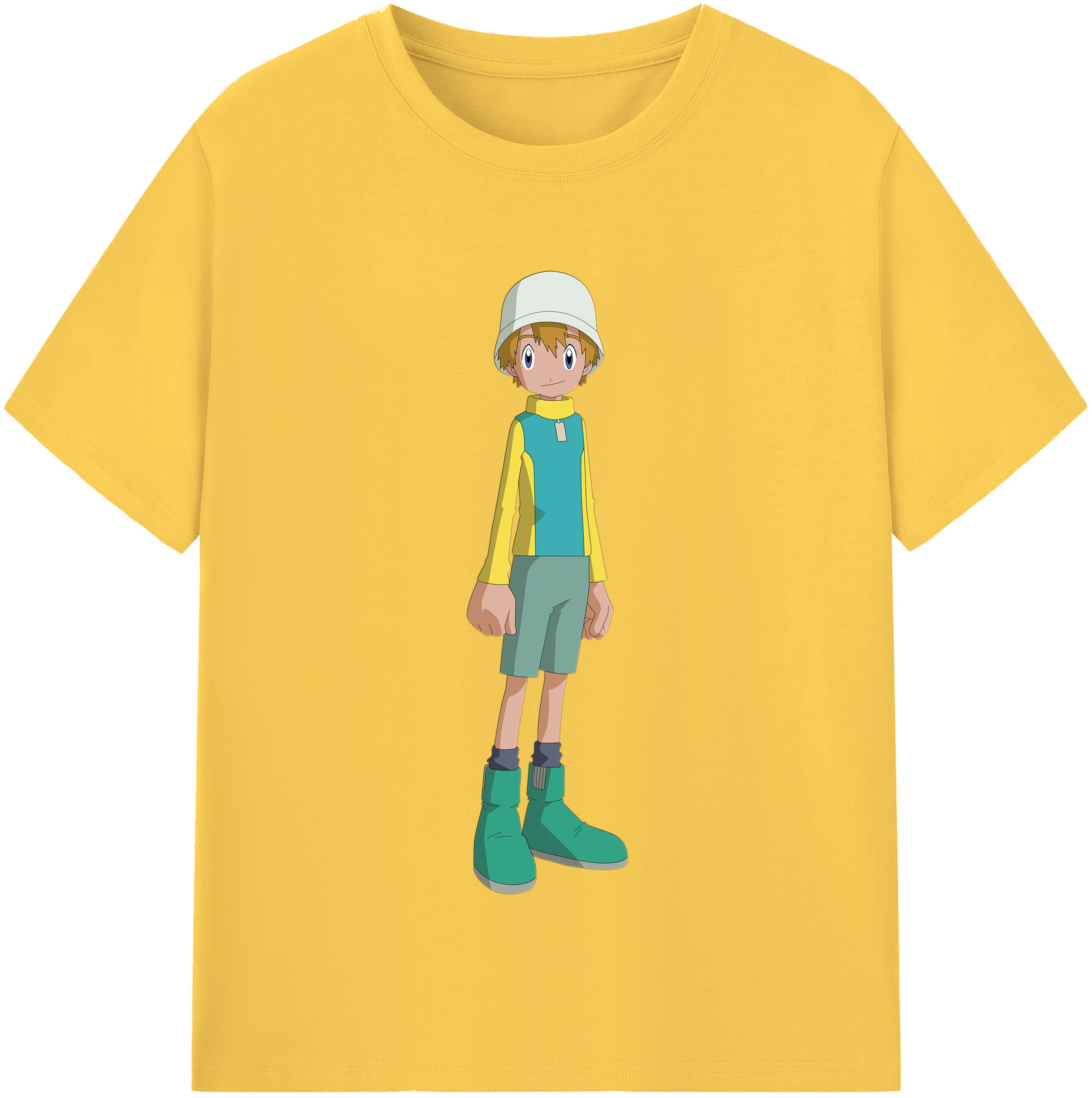（画像用） Digimon デジタルモンスター/デジモン 綿100％半袖Tシャツ（フロントプリント）