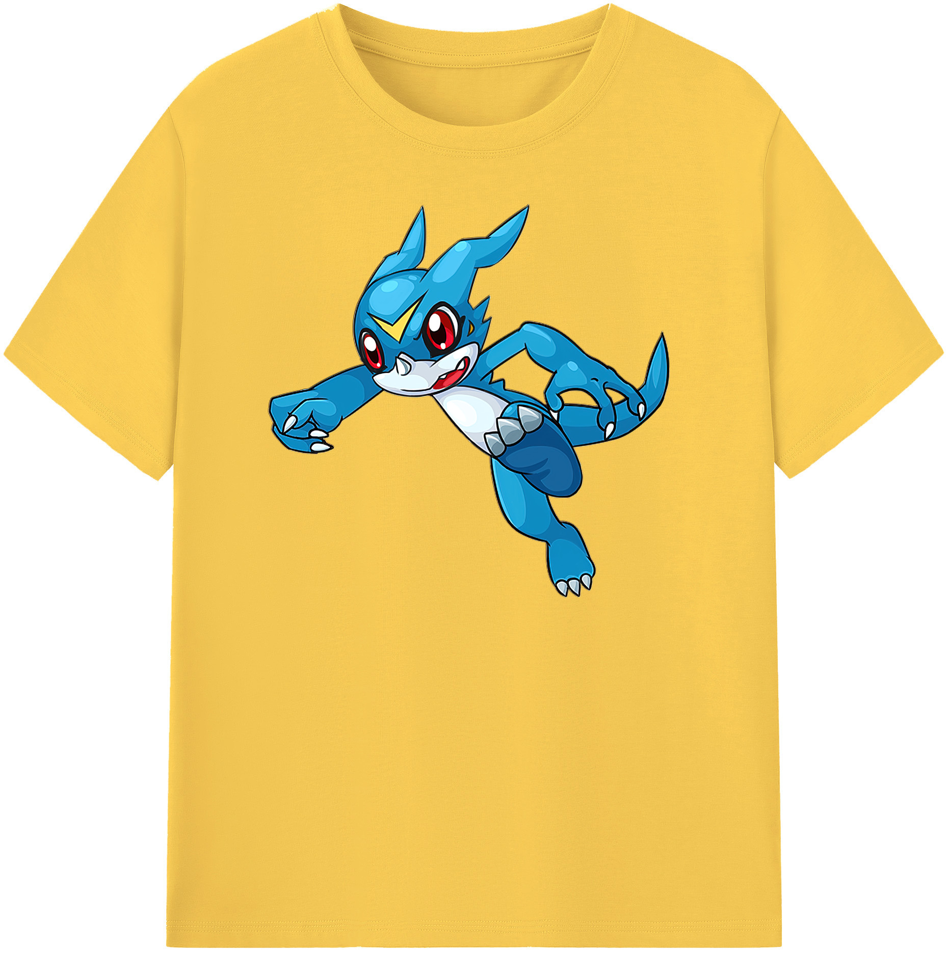 （画像用） Digimon デジタルモンスター/デジモン 綿100％半袖Tシャツ（フロントプリント）