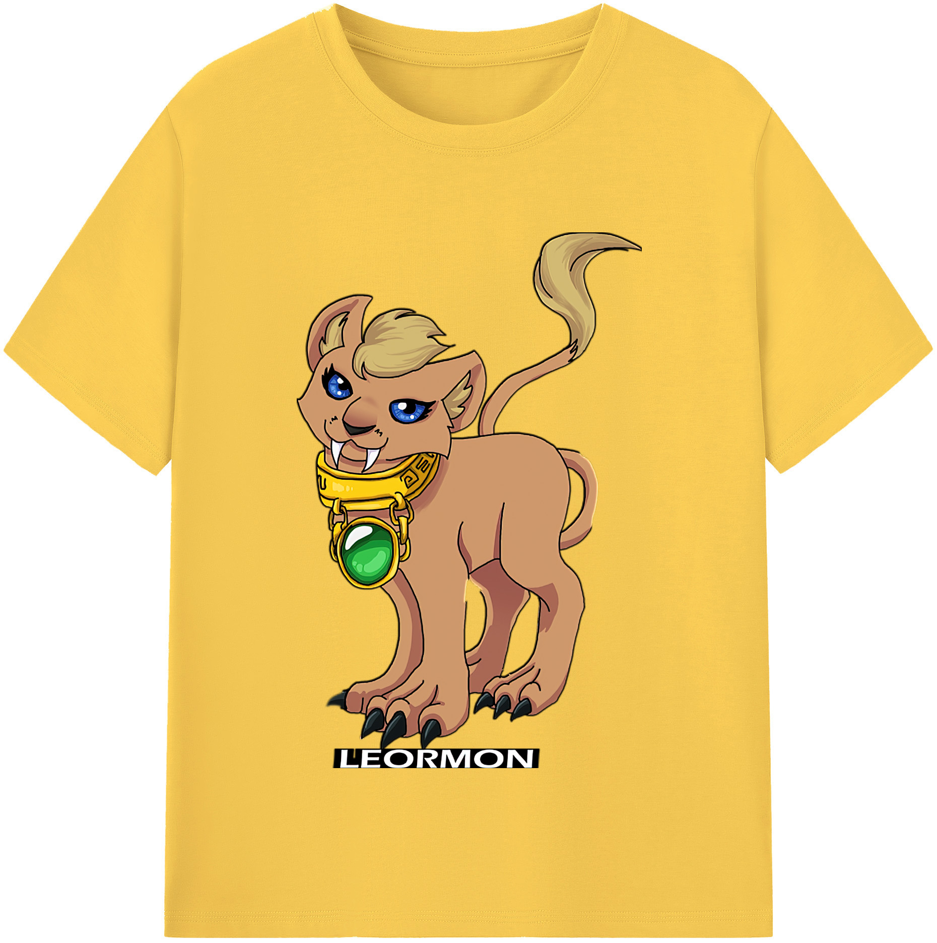 （画像用） Digimon デジタルモンスター/デジモン 綿100％半袖Tシャツ（フロントプリント）