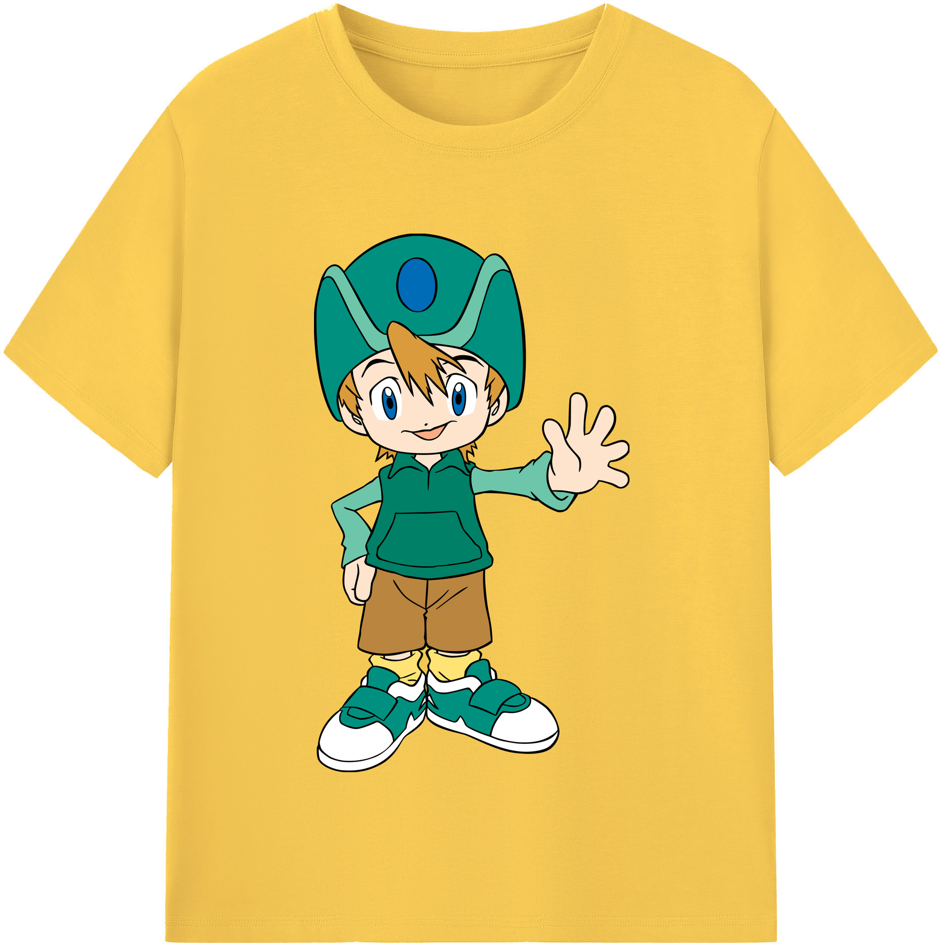 （画像用） Digimon デジタルモンスター/デジモン 綿100％半袖Tシャツ（フロントプリント）