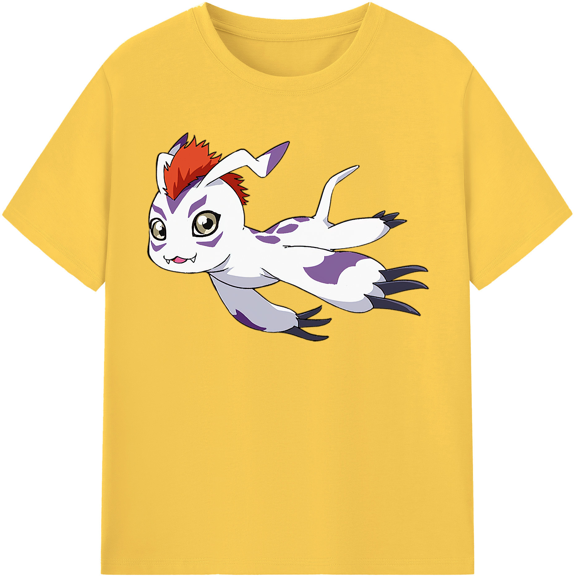 （画像用） Digimon デジタルモンスター/デジモン 綿100％半袖Tシャツ（フロントプリント）