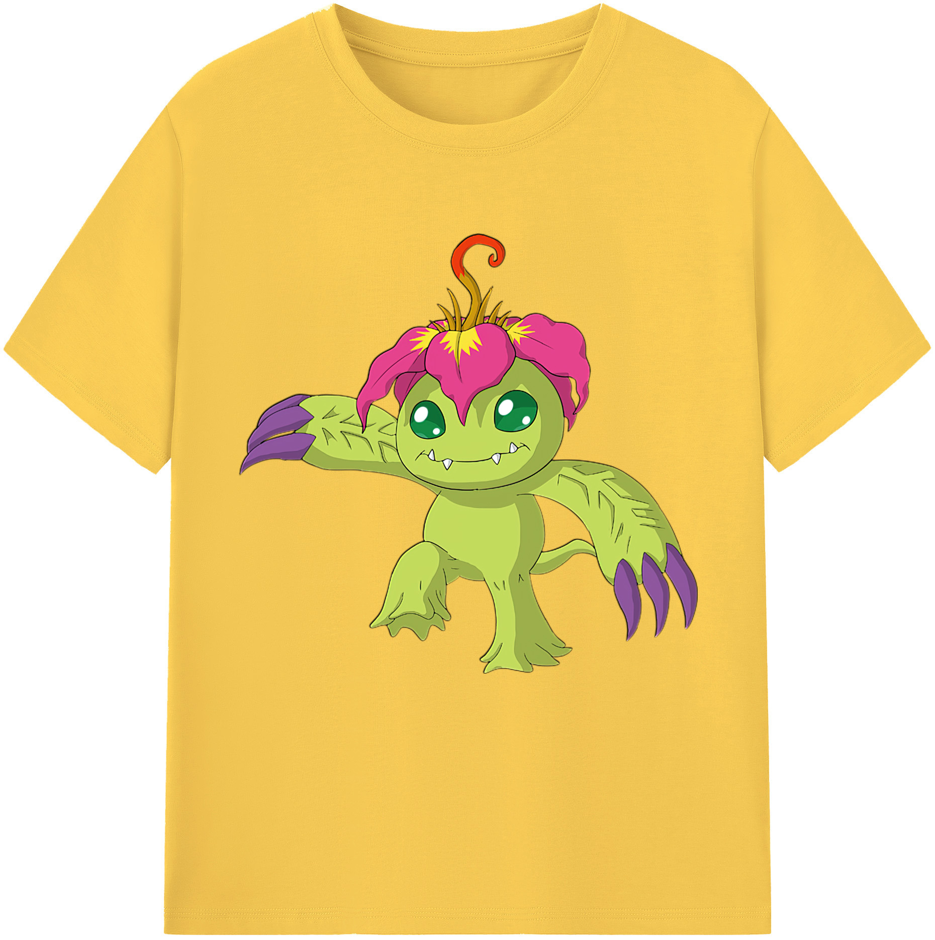 （画像用） Digimon デジタルモンスター/デジモン 綿100％半袖Tシャツ（フロントプリント）