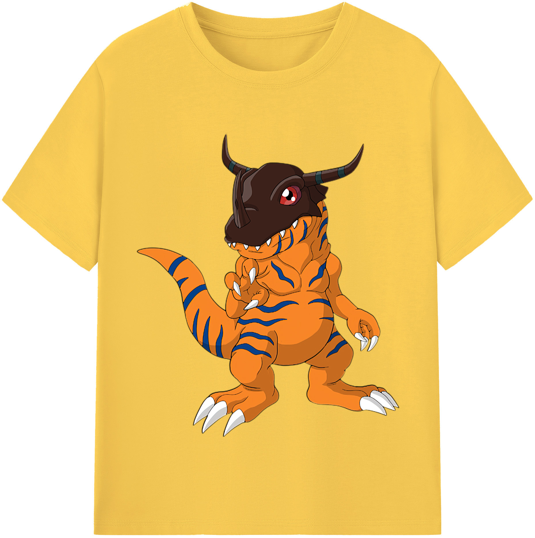 （画像用） Digimon デジタルモンスター/デジモン 綿100％半袖Tシャツ（フロントプリント）