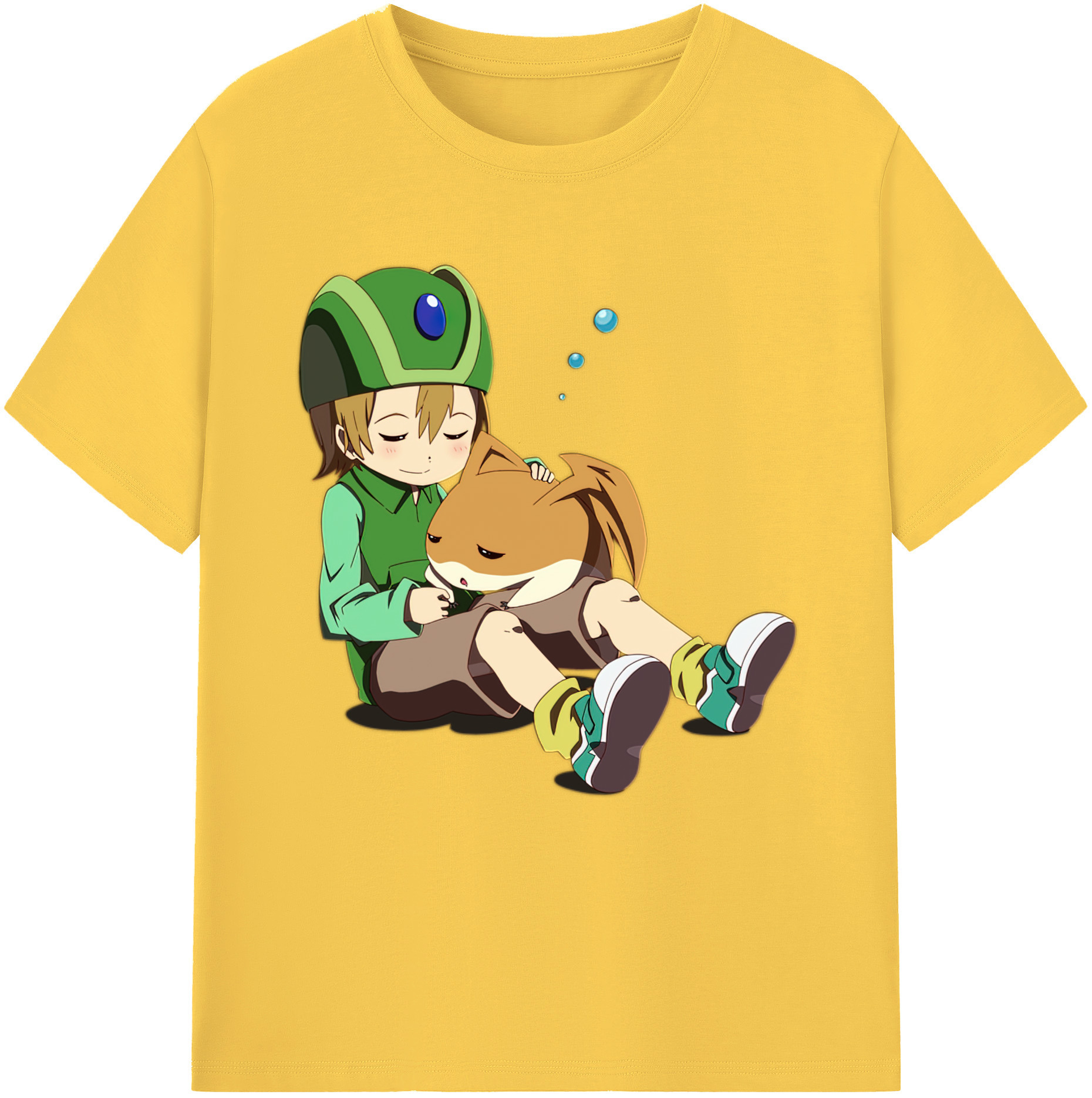 （画像用） Digimon デジタルモンスター/デジモン 綿100％半袖Tシャツ（フロントプリント）