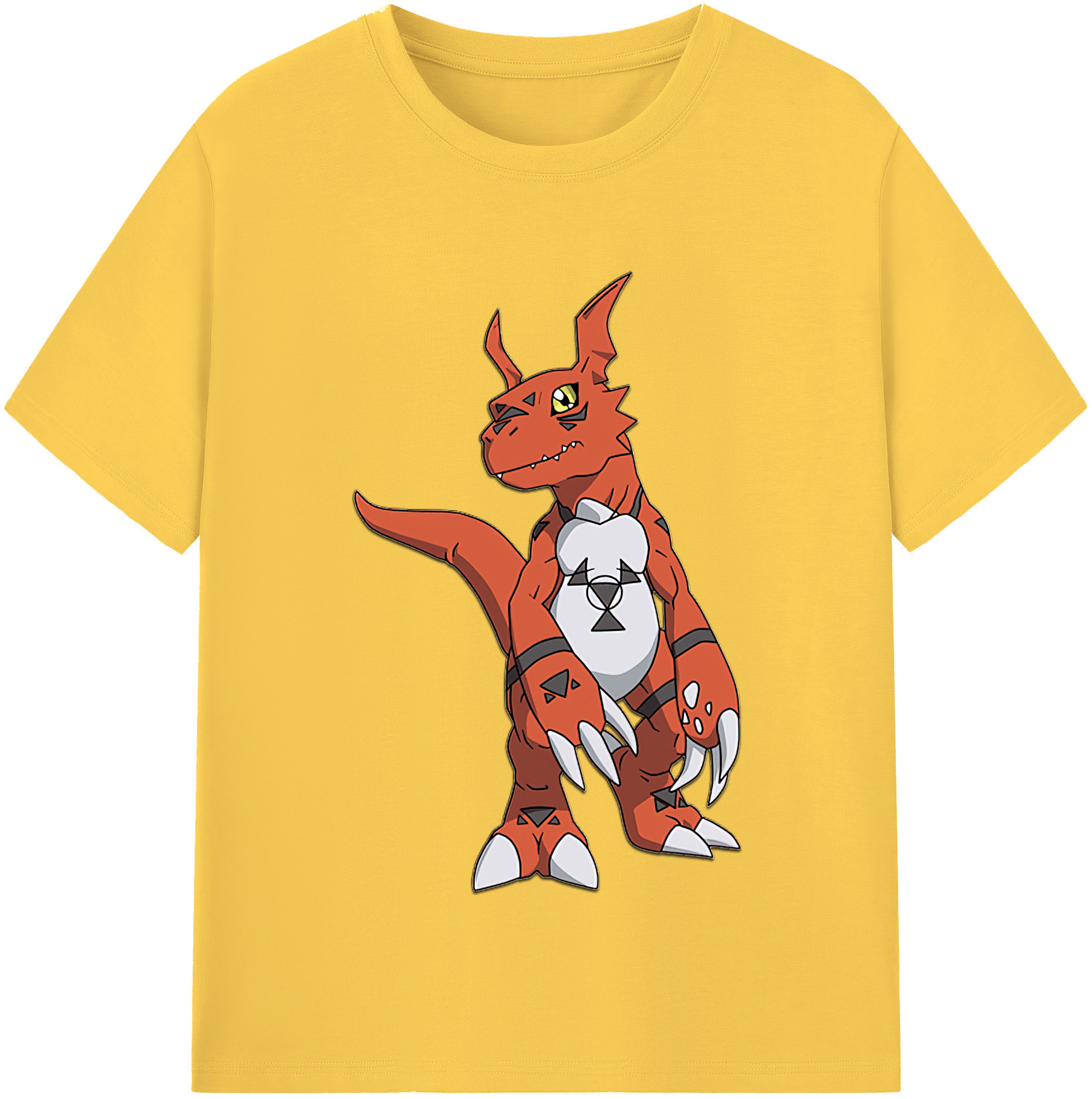 （画像用） Digimon デジタルモンスター/デジモン 綿100％半袖Tシャツ（フロントプリント）