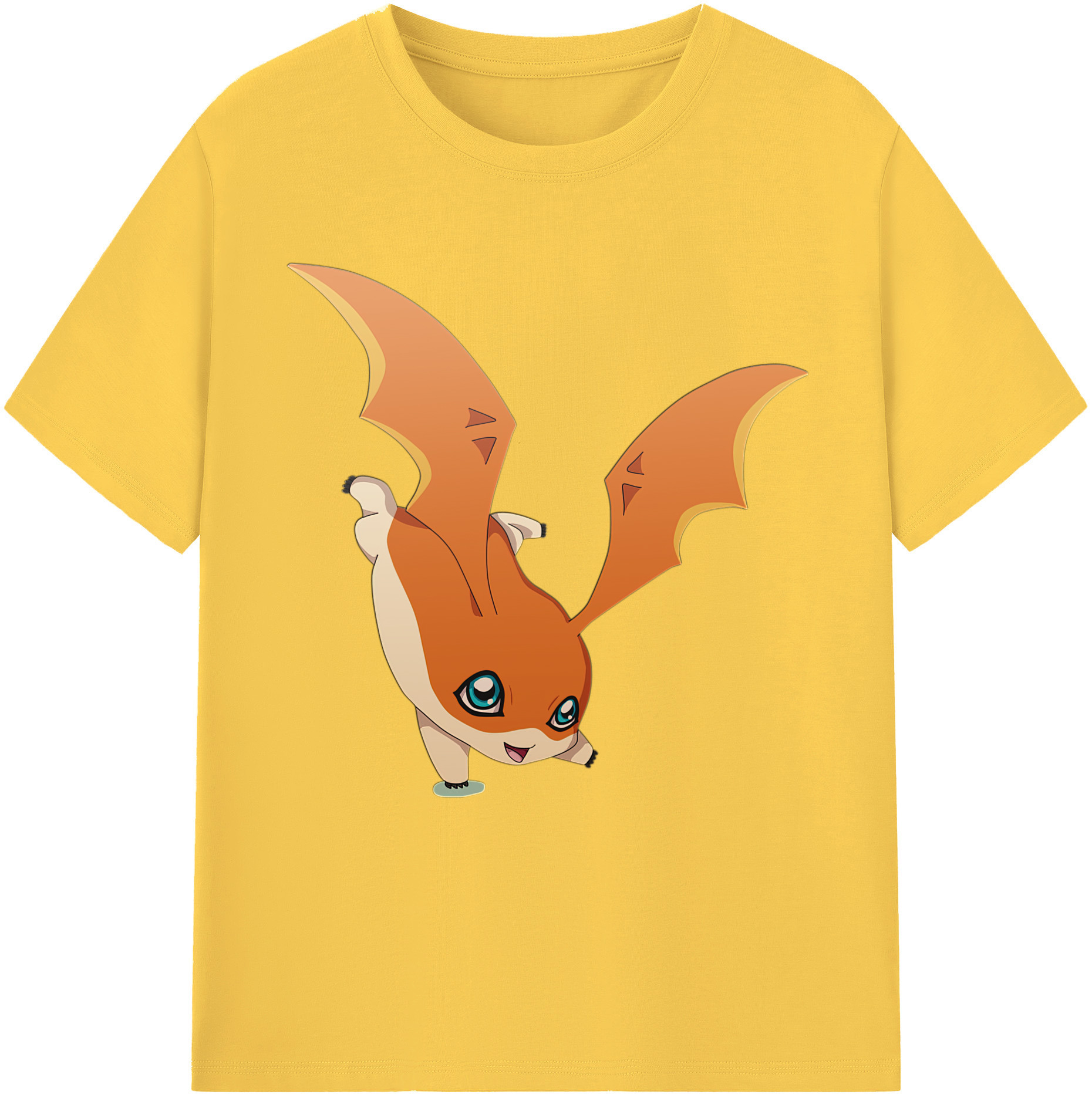 （画像用） Digimon デジタルモンスター/デジモン 綿100％半袖Tシャツ（フロントプリント）