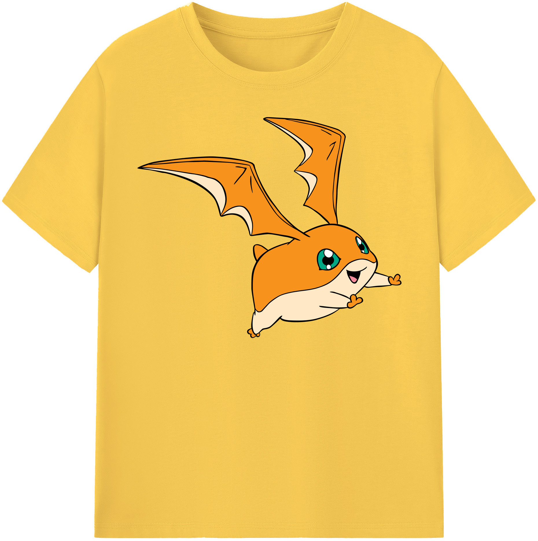 （画像用） Digimon デジタルモンスター/デジモン 綿100％半袖Tシャツ（フロントプリント）