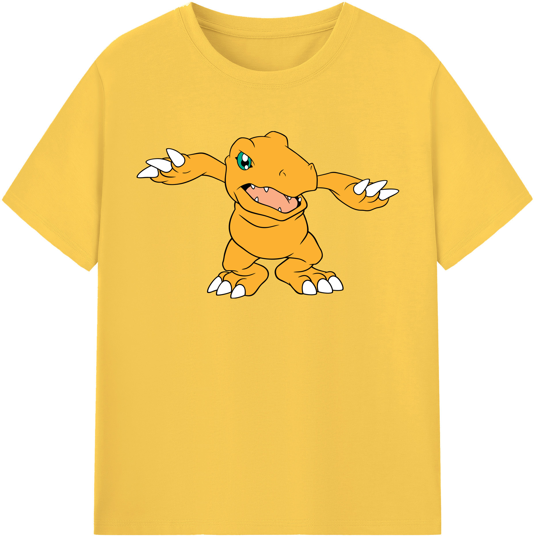 （画像用） Digimon デジタルモンスター/デジモン 綿100％半袖Tシャツ（フロントプリント）