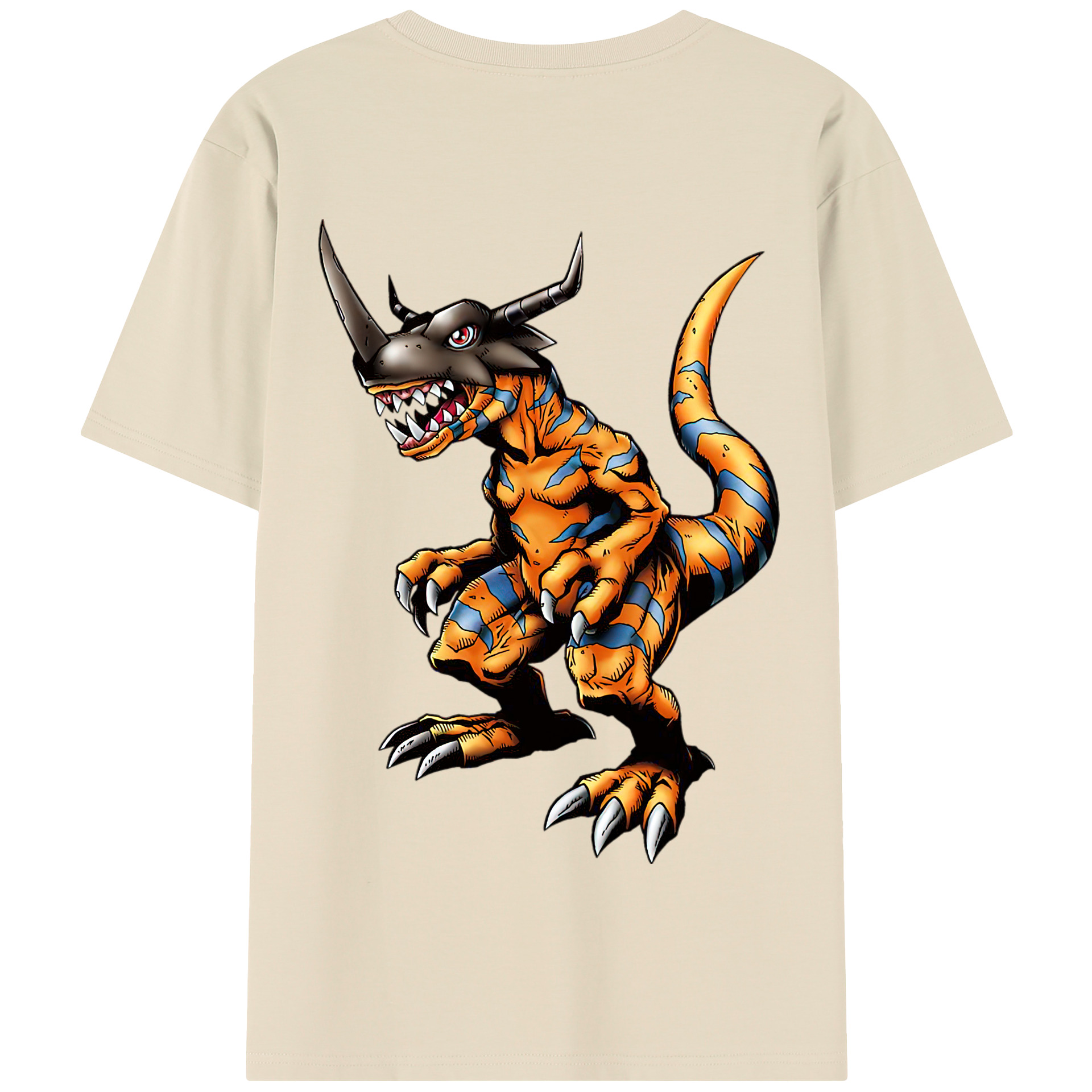 （画像用） Digimon デジタルモンスター/デジモン 綿100％半袖Tシャツ（背面プリント）