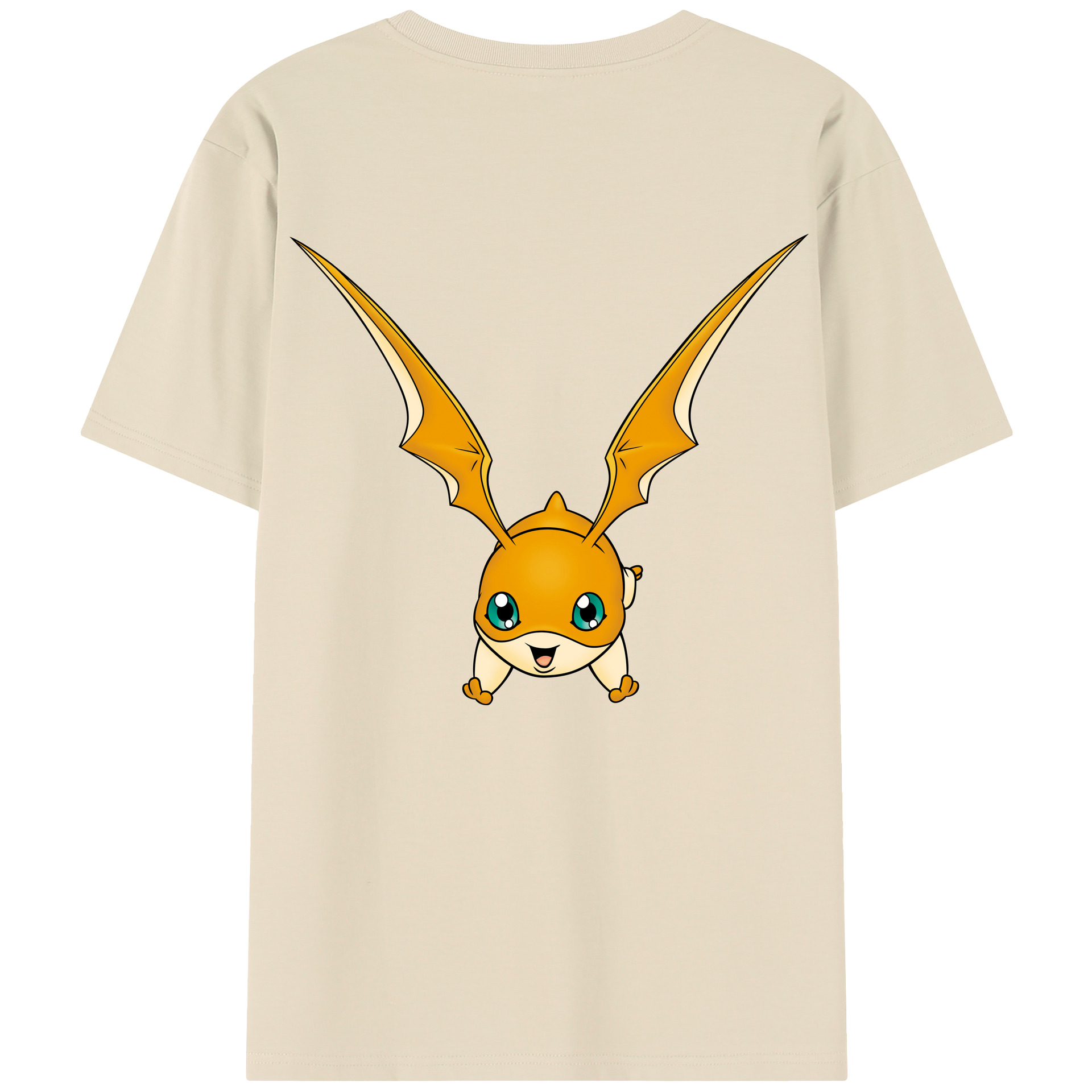 （画像用） Digimon デジタルモンスター/デジモン 綿100％半袖Tシャツ（背面プリント）
