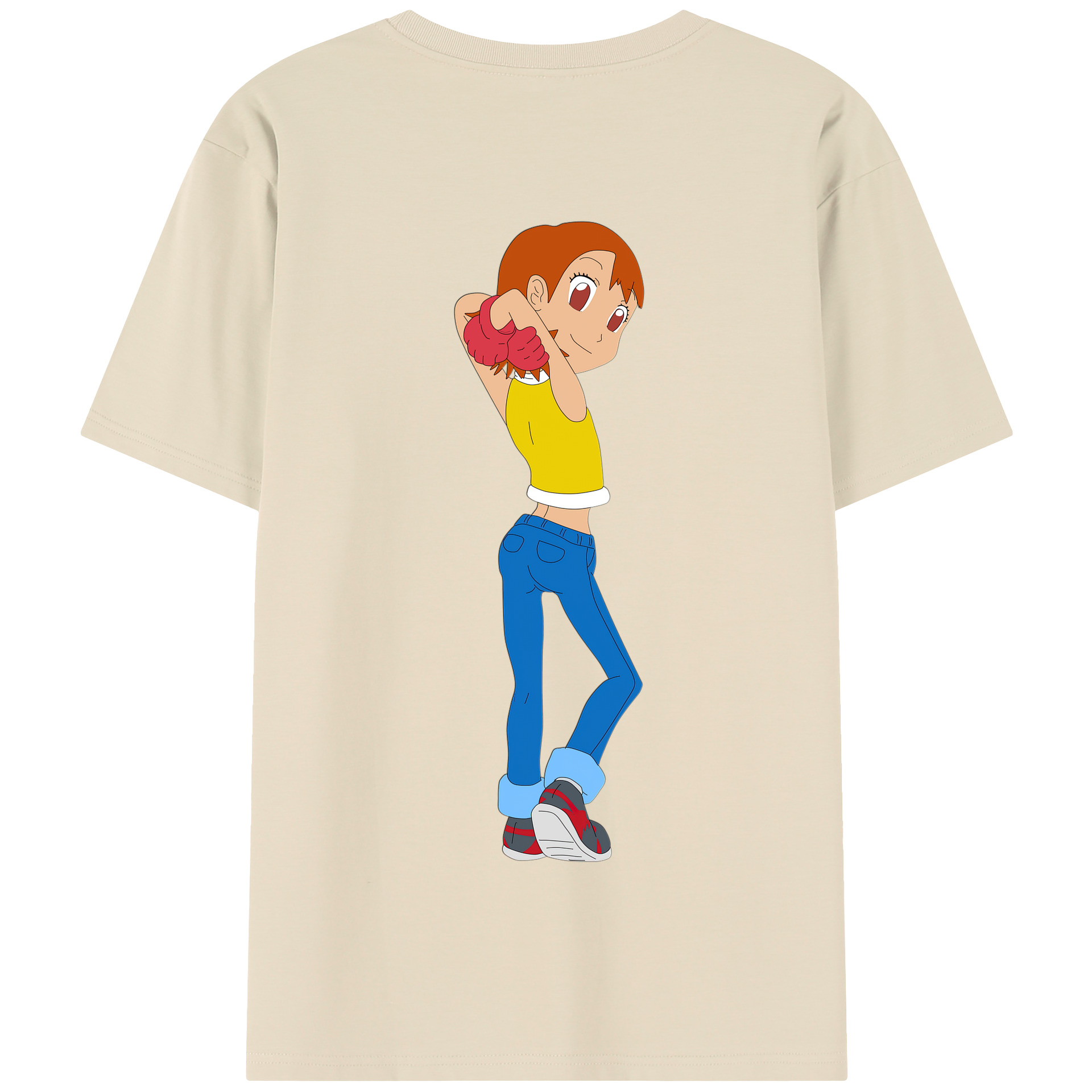 （画像用） Digimon デジタルモンスター/デジモン 綿100％半袖Tシャツ（背面プリント）