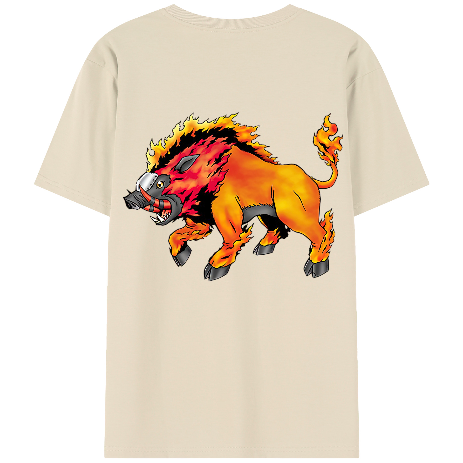 （画像用） Digimon デジタルモンスター/デジモン 綿100％半袖Tシャツ（背面プリント）