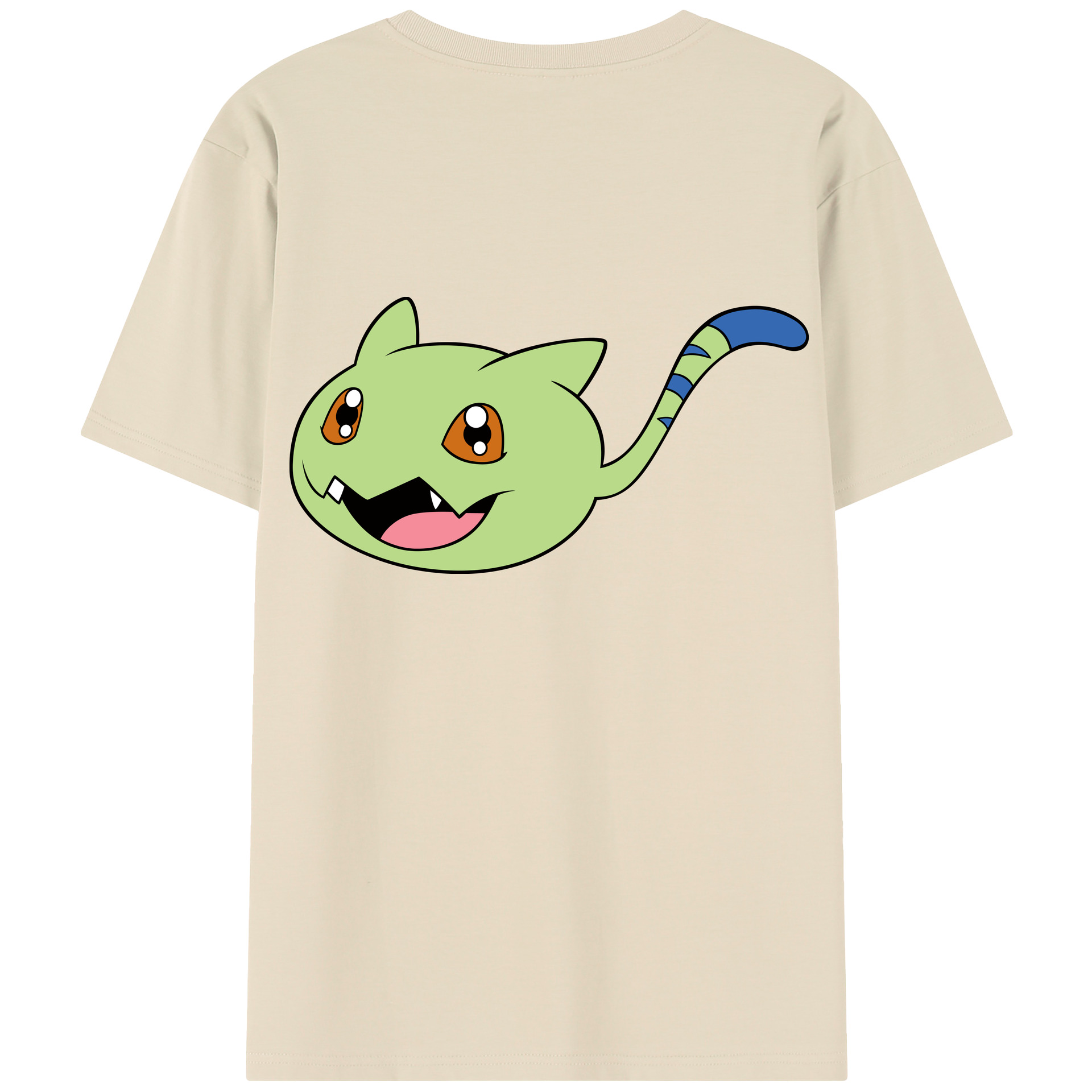 （画像用） Digimon デジタルモンスター/デジモン 綿100％半袖Tシャツ（背面プリント）