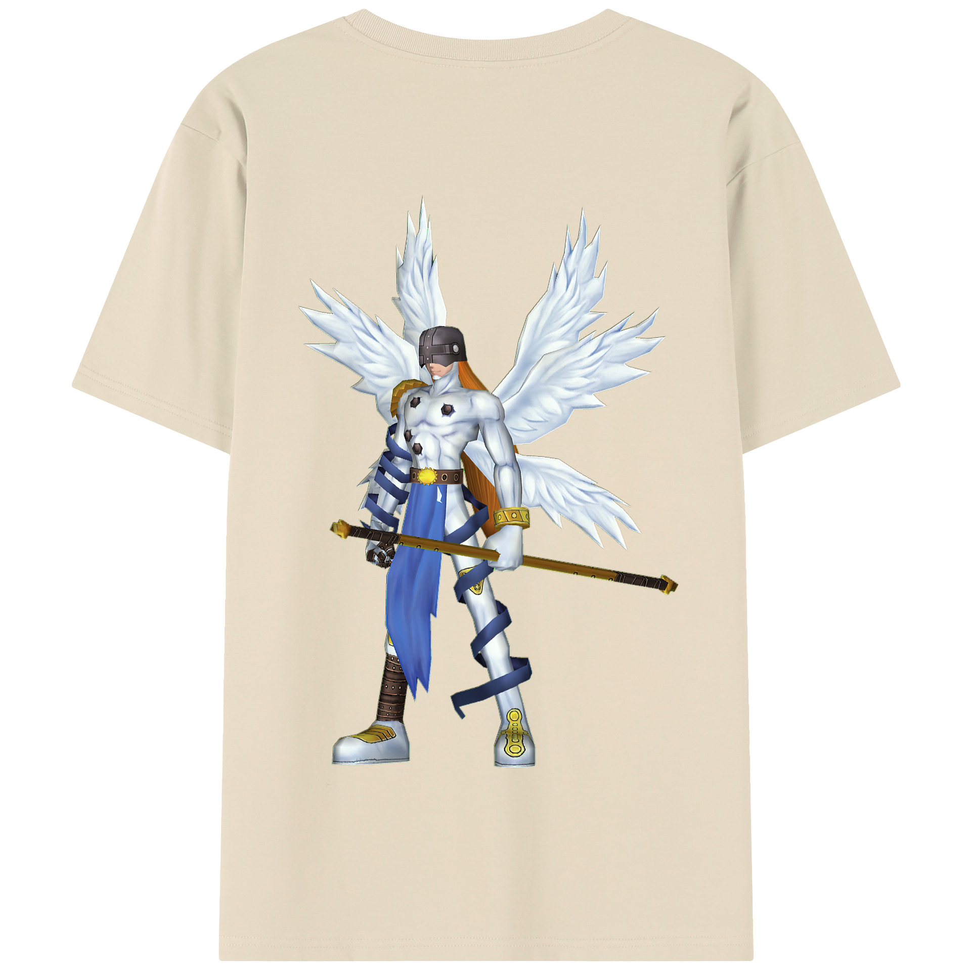 （画像用） Digimon デジタルモンスター/デジモン 綿100％半袖Tシャツ（背面プリント）