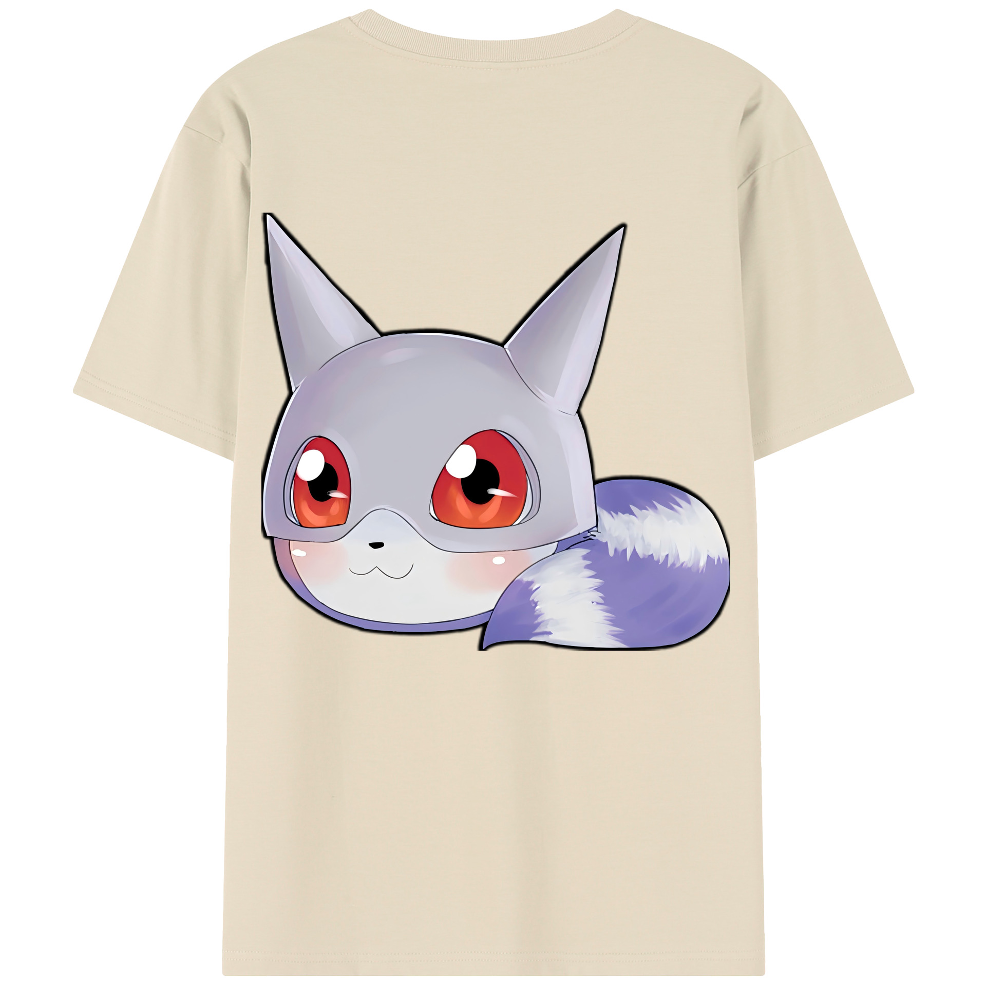 （画像用） Digimon デジタルモンスター/デジモン 綿100％半袖Tシャツ（背面プリント）