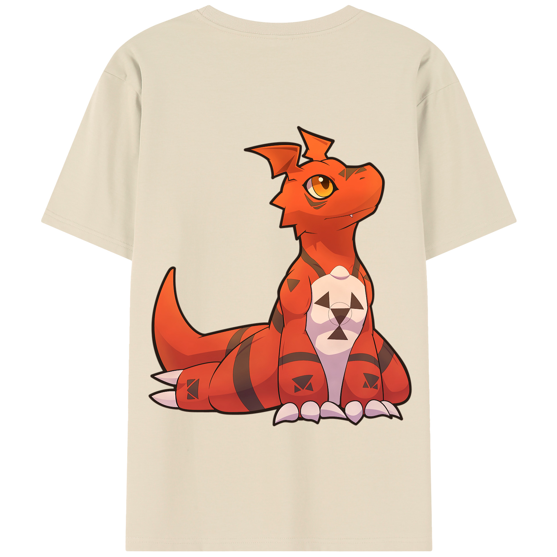 （画像用） Digimon デジタルモンスター/デジモン 綿100％半袖Tシャツ（背面プリント）