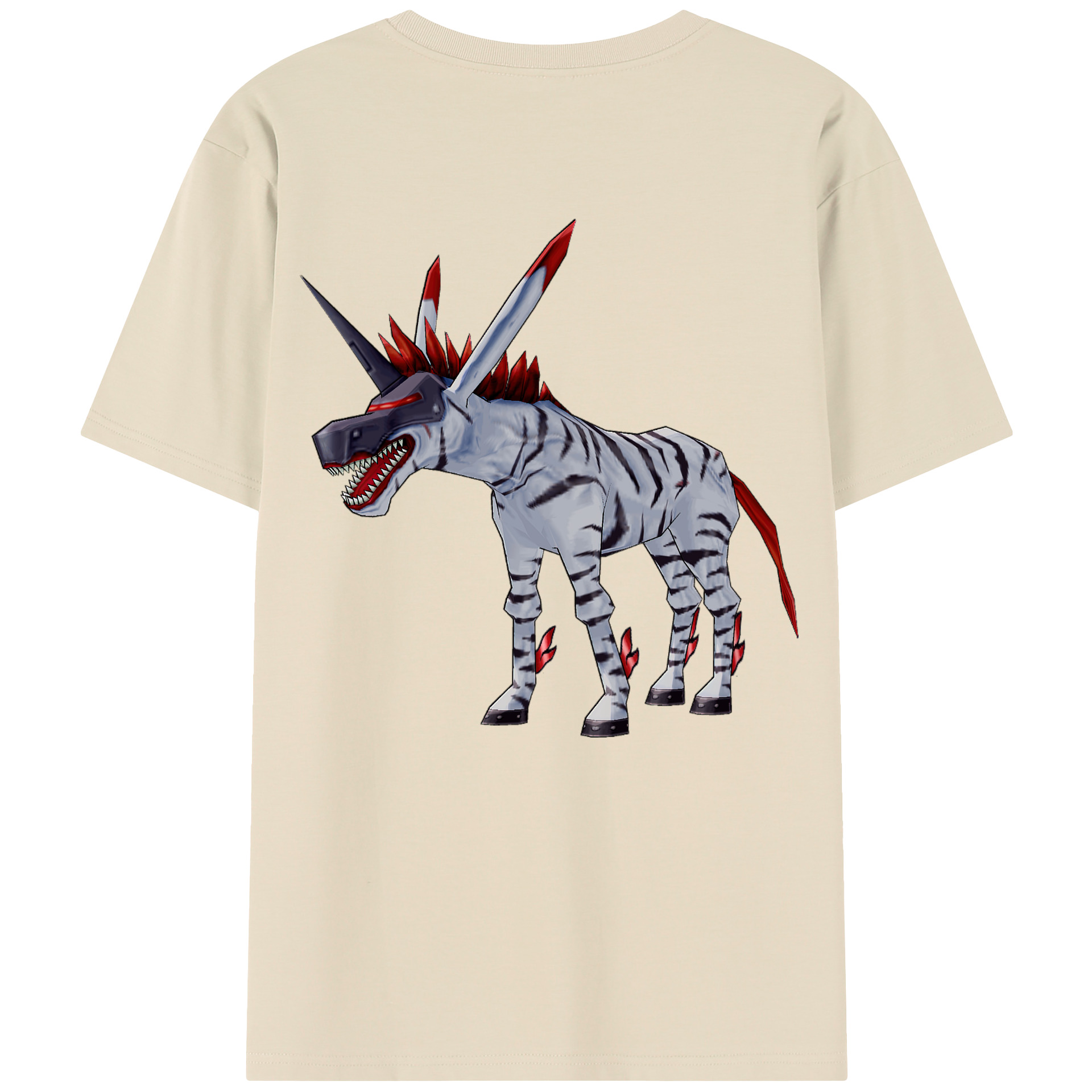 （画像用） Digimon デジタルモンスター/デジモン 綿100％半袖Tシャツ（背面プリント）