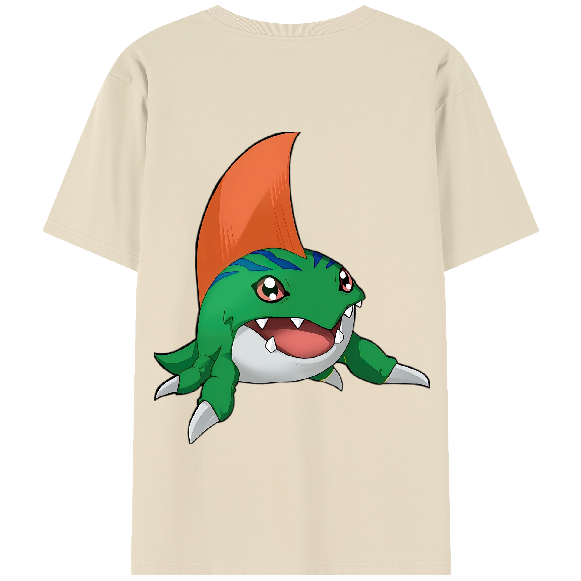 （画像用） Digimon デジタルモンスター/デジモン 綿100％半袖Tシャツ（背面プリント）