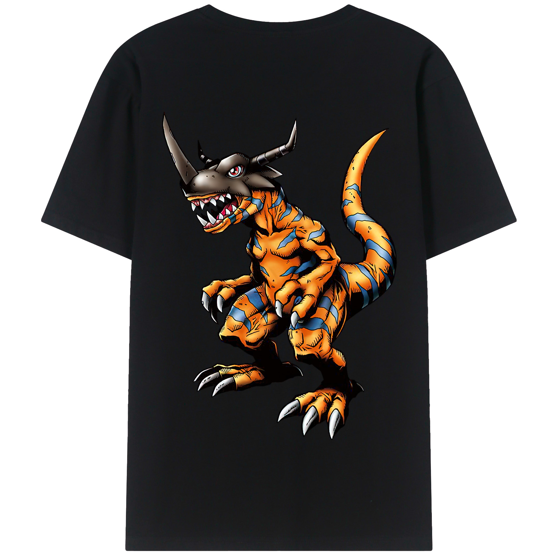（画像用） Digimon デジタルモンスター/デジモン 綿100％半袖Tシャツ（背面プリント）