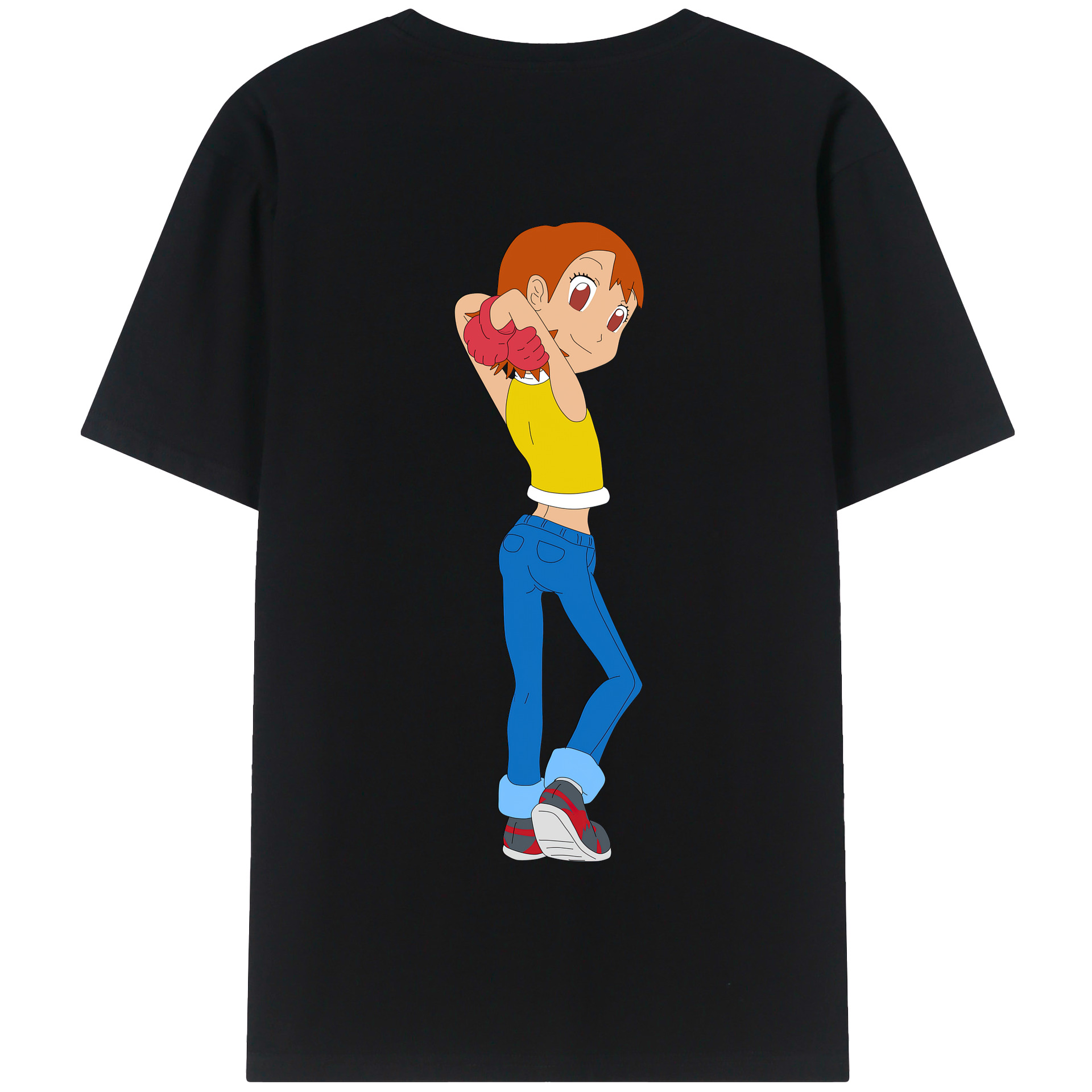 （画像用） Digimon デジタルモンスター/デジモン 綿100％半袖Tシャツ（背面プリント）