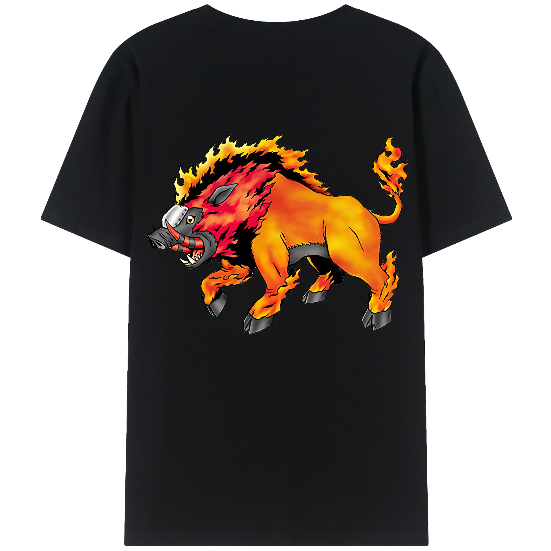 （画像用） Digimon デジタルモンスター/デジモン 綿100％半袖Tシャツ（背面プリント）