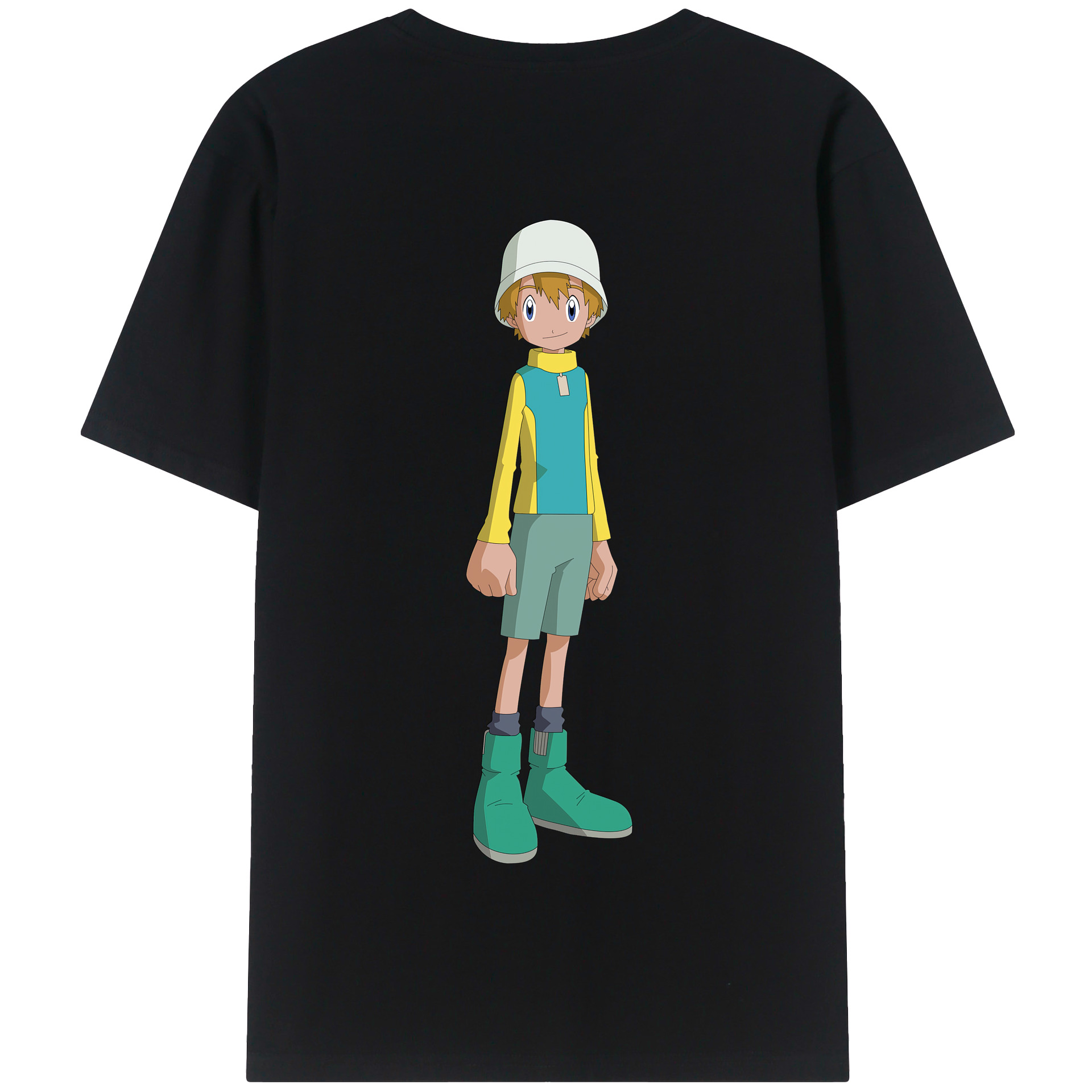 （画像用） Digimon デジタルモンスター/デジモン 綿100％半袖Tシャツ（背面プリント）