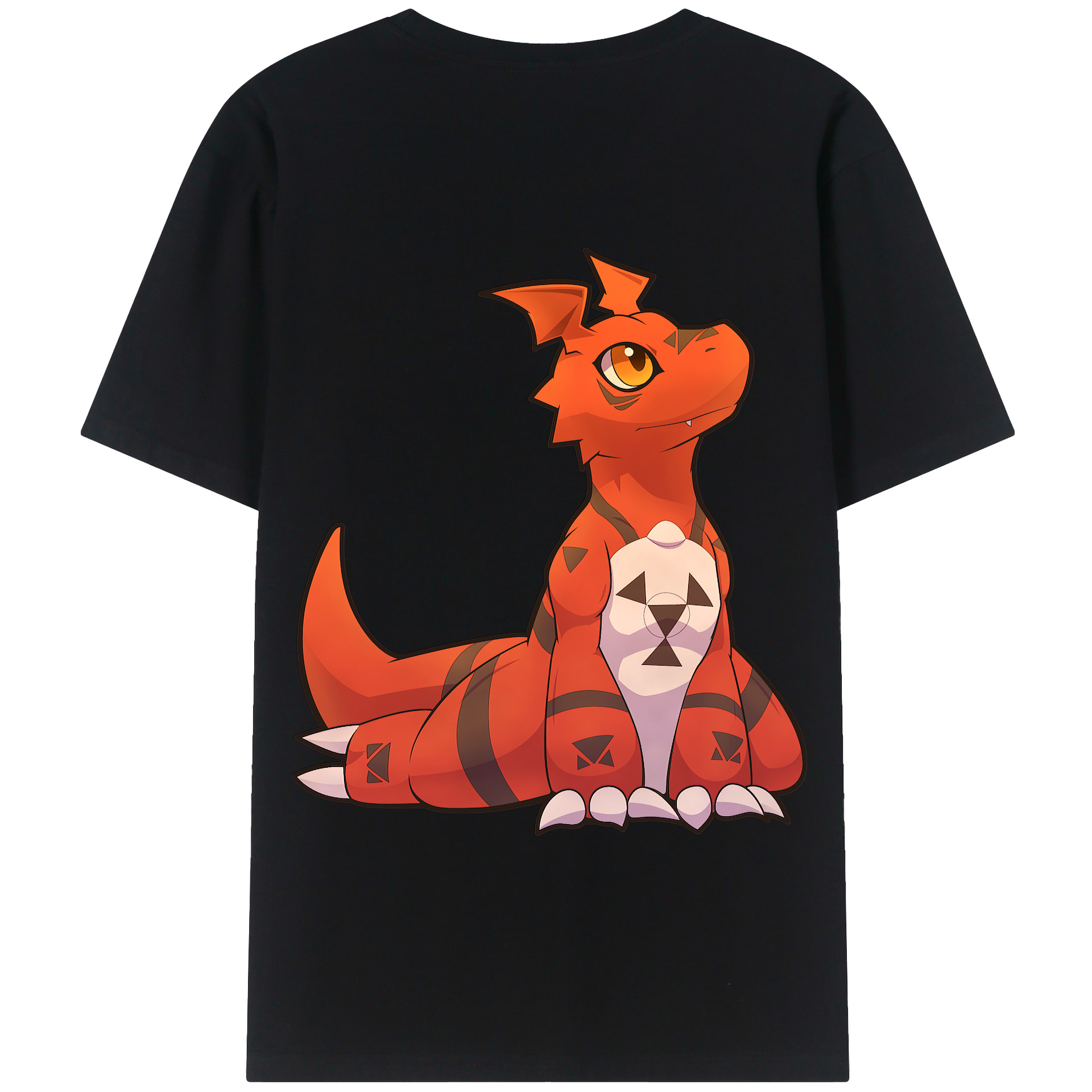 （画像用） Digimon デジタルモンスター/デジモン 綿100％半袖Tシャツ（背面プリント）